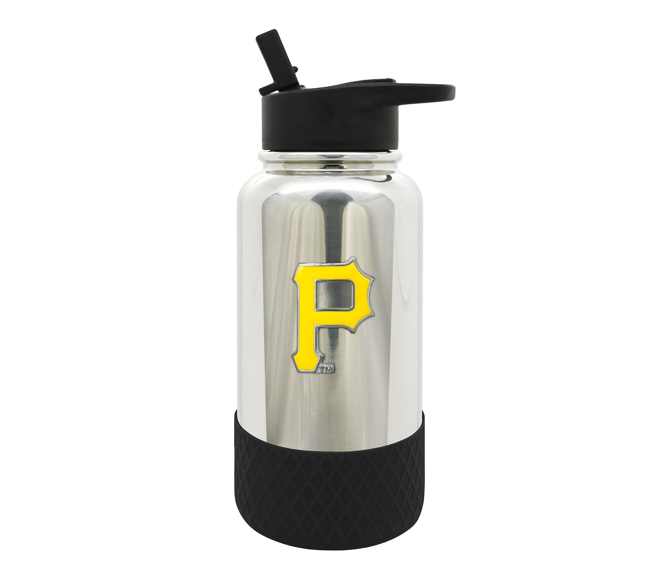 MLB Pittsburgh Pirates 32oz Chrome Water Bottle