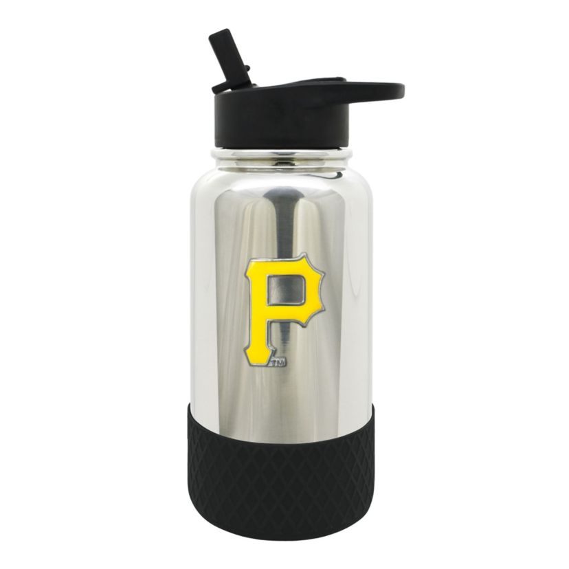 MLB Pittsburgh Pirates 32oz Chrome Water Bottle