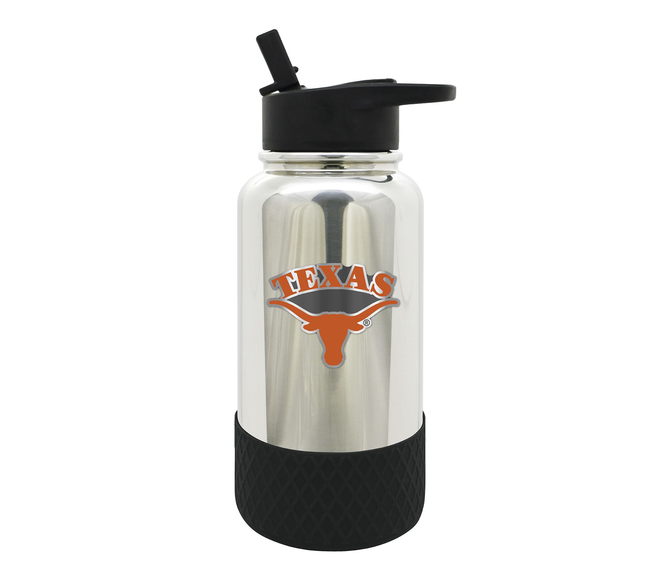 NCAA Texas Longhorns 32oz Chrome Water Bottle