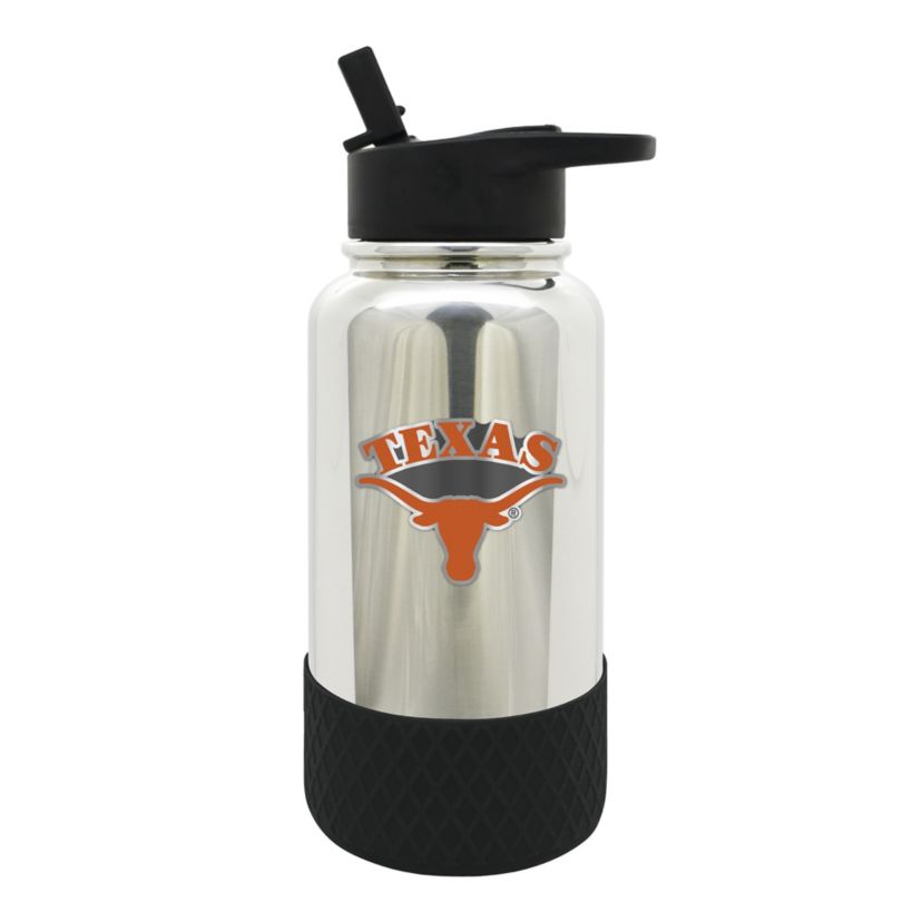 NCAA Texas Longhorns 32oz Chrome Water Bottle