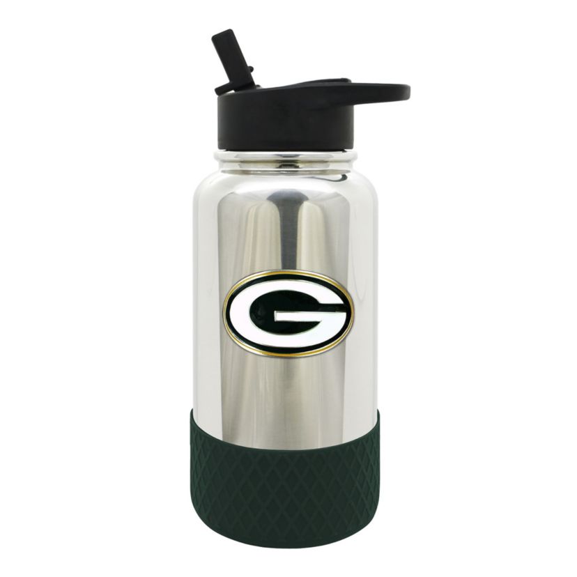 NFL Green Bay Packers 32oz Chrome Water Bottle