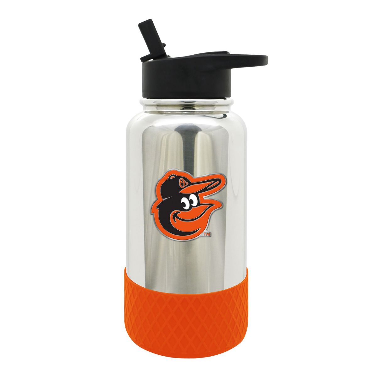 MLB Baltimore Orioles 32oz Chrome Water Bottle
