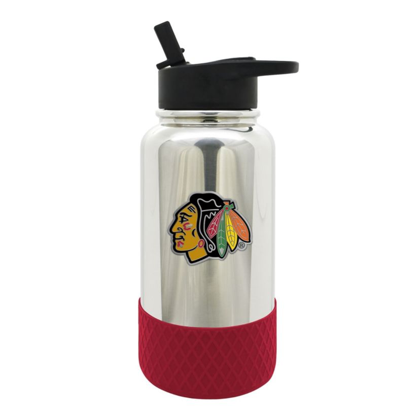 NHL Chicago Blackhawks 32oz Chrome Water Bottle