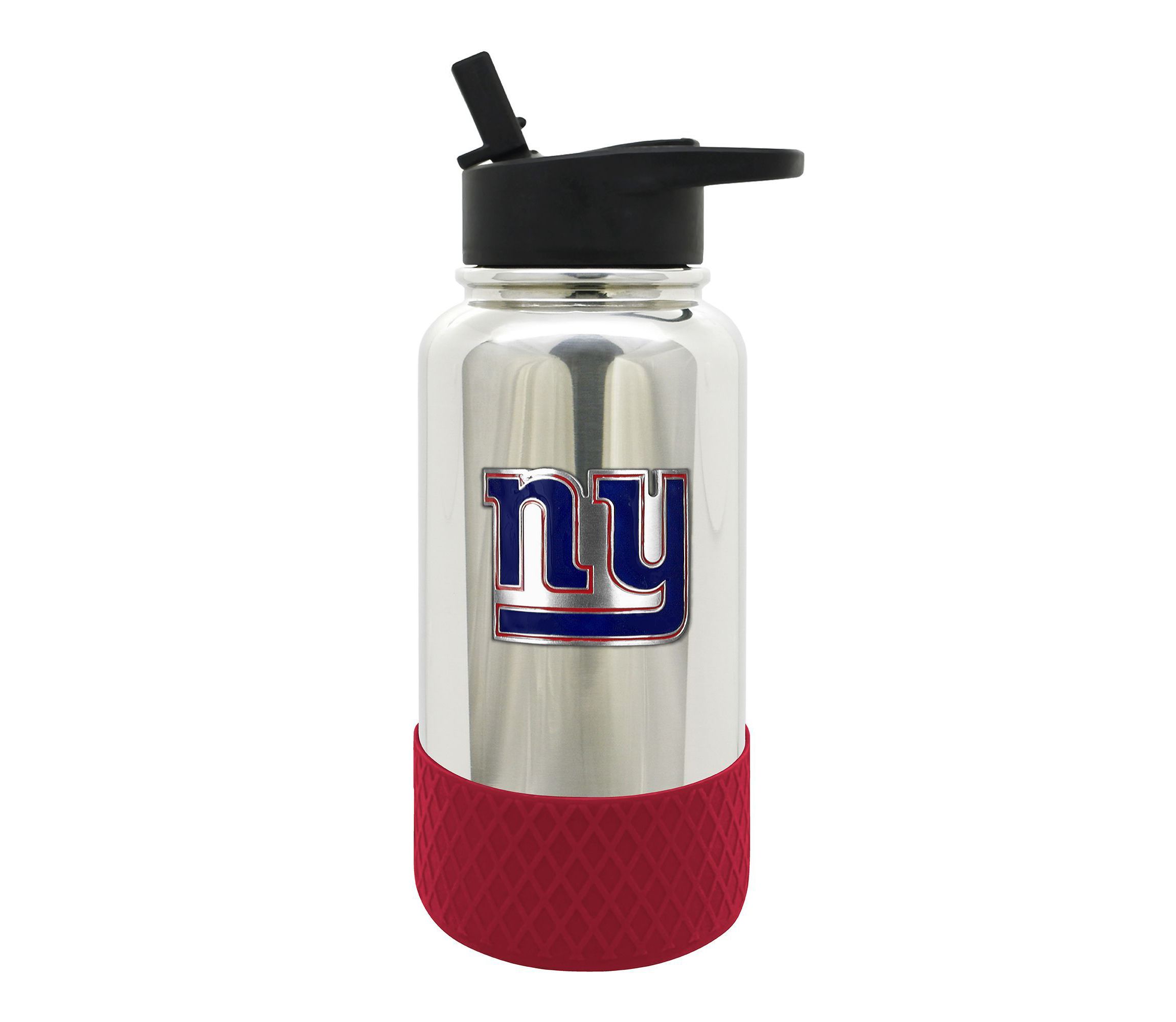 NFL New York Giants 32oz Chrome Water Bottle