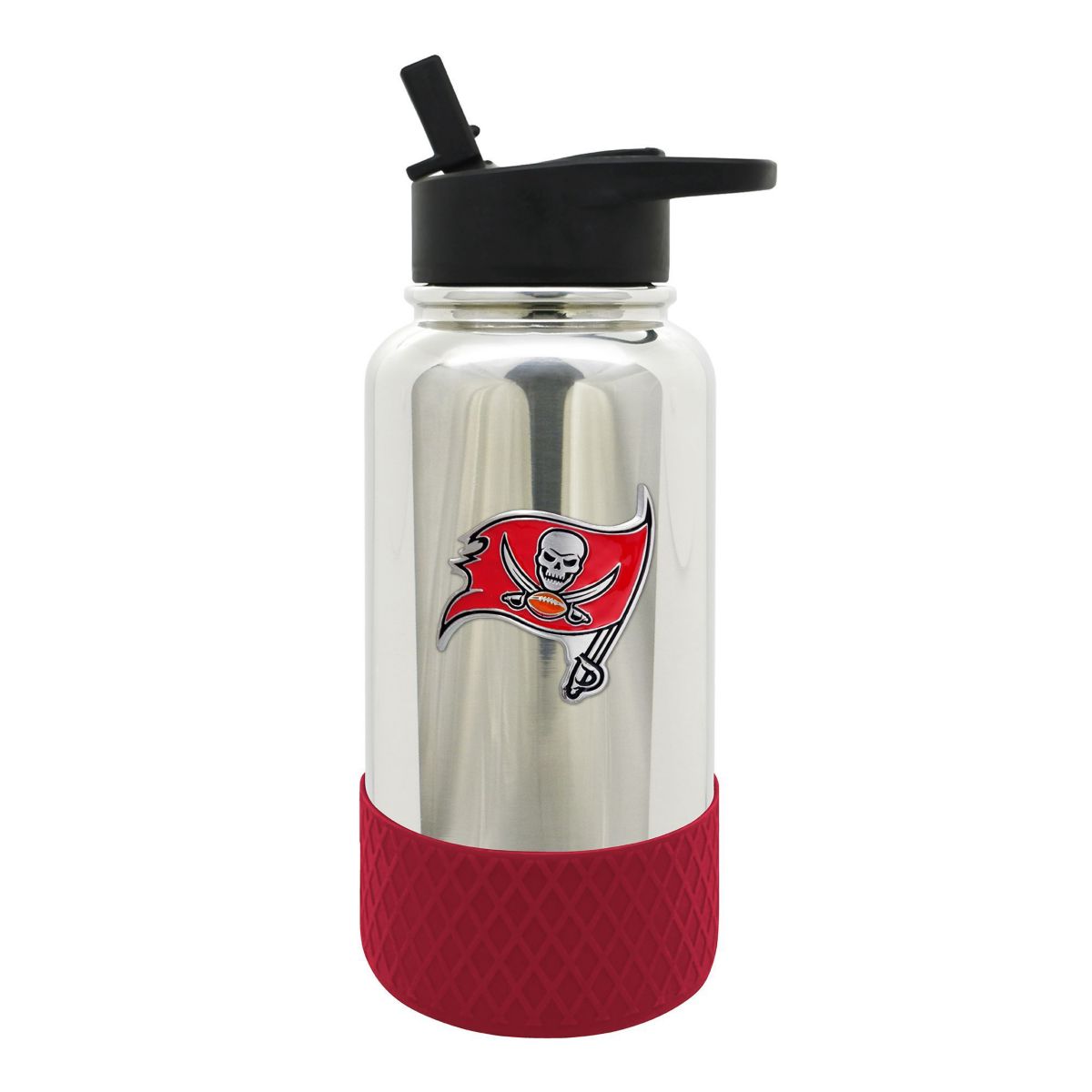 MLB Atlanta Braves 32oz Chrome Water Bottle