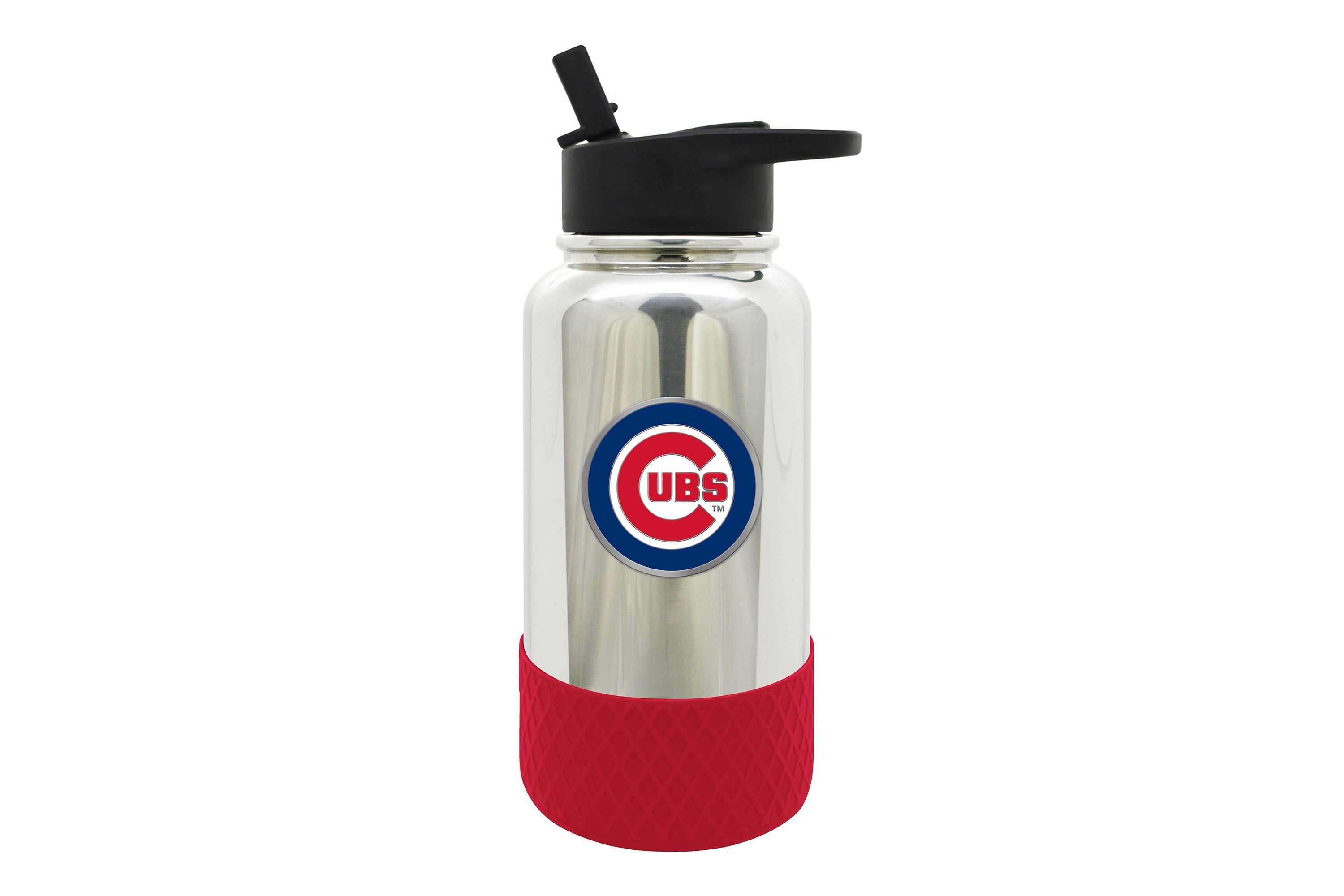 MLB Chicago Cubs 32oz Chrome Water Bottle
