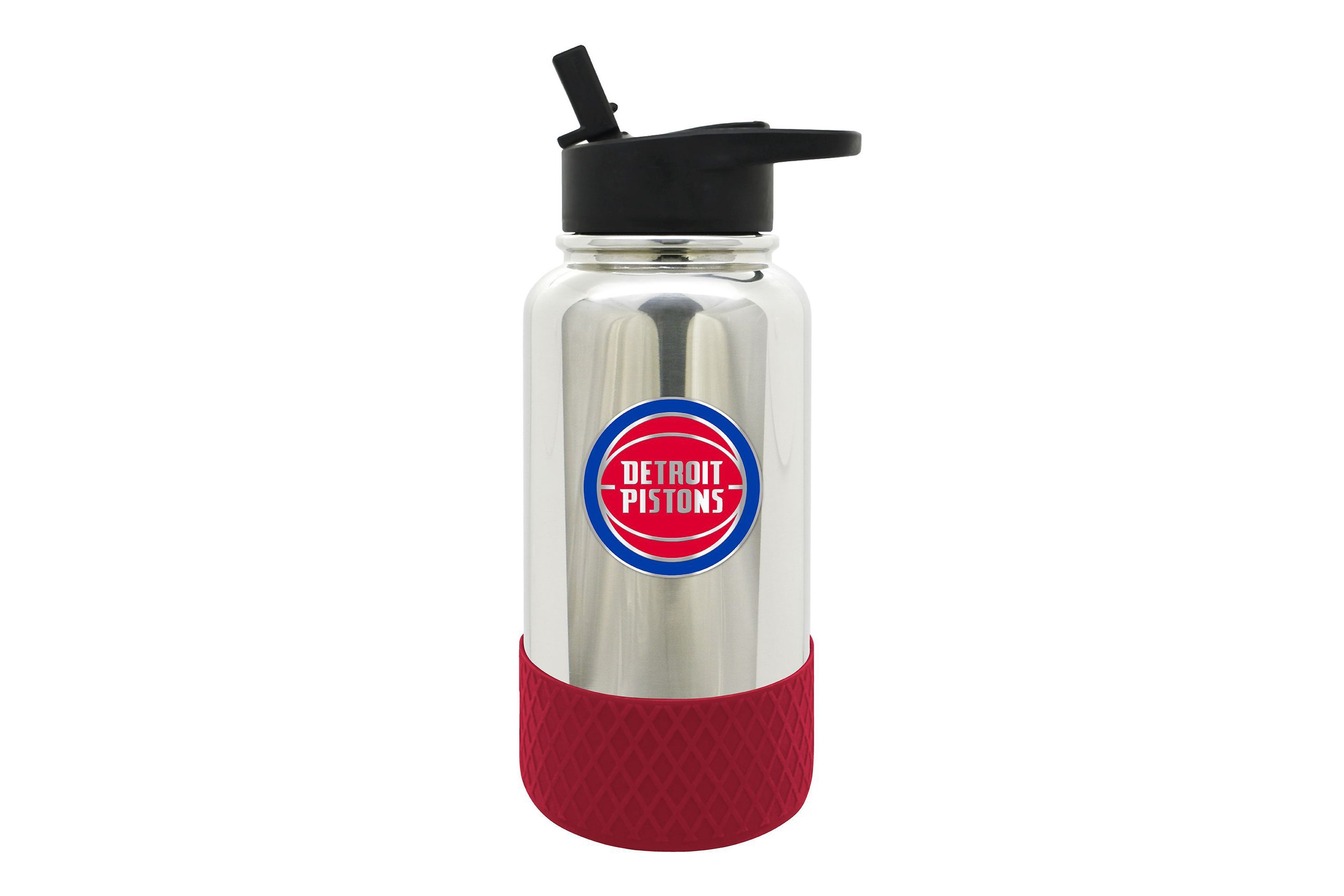 NBA Detroit Pistons 32oz Chrome Water Bottle
