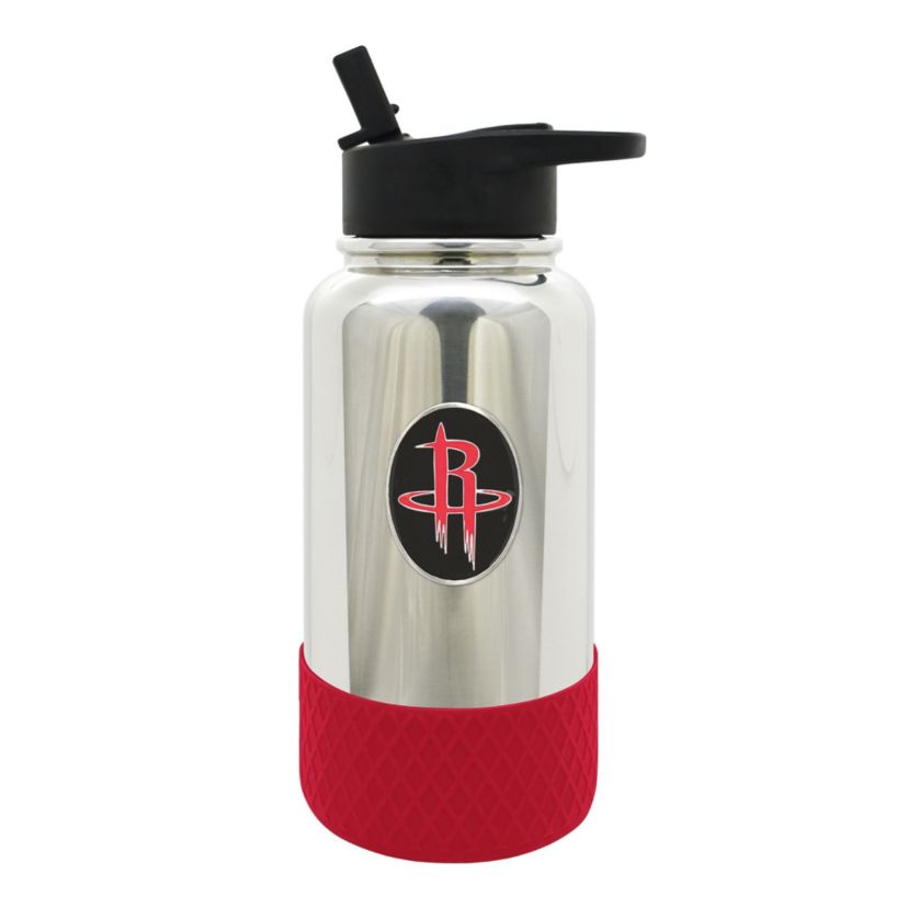 NBA Houston Rockets 32oz Chrome Water Bottle