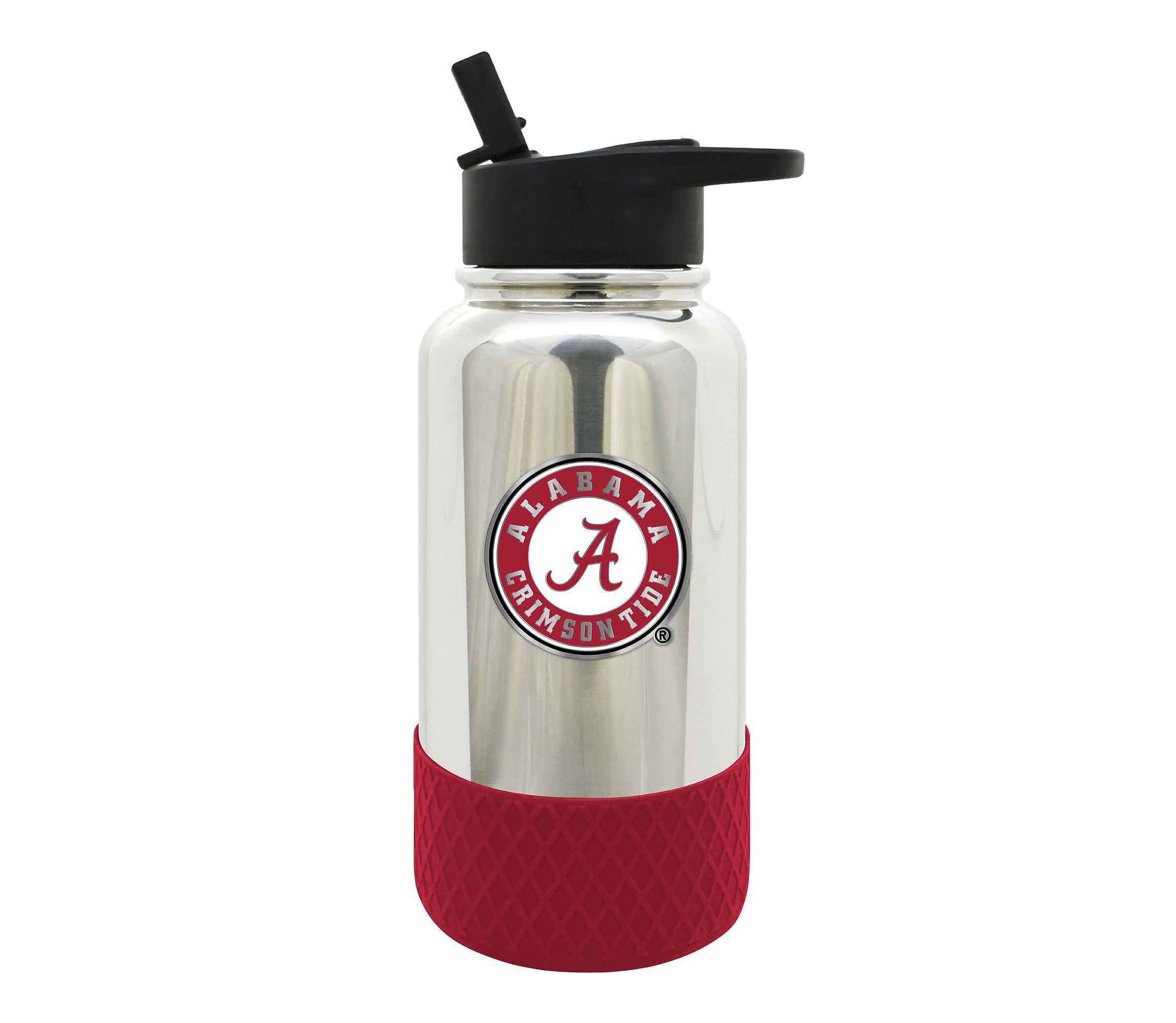NCAA Alabama Crimson Tide 32oz Chrome Water Bottle