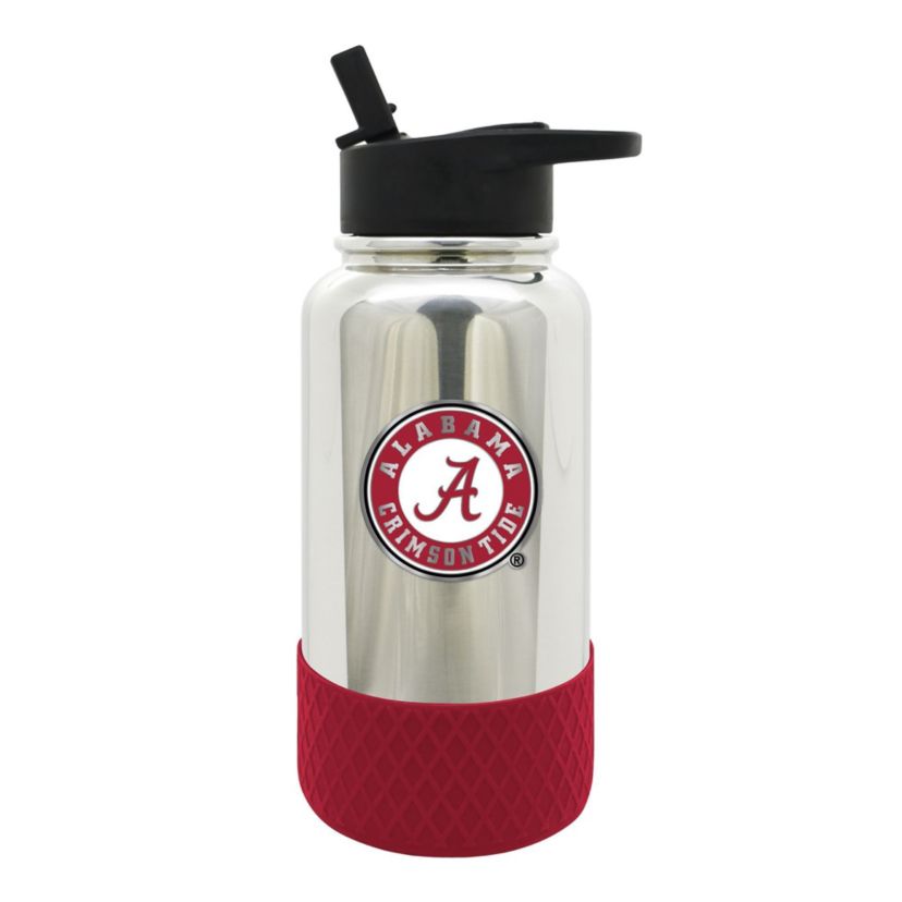 NCAA Alabama Crimson Tide 32oz Chrome Water Bottle