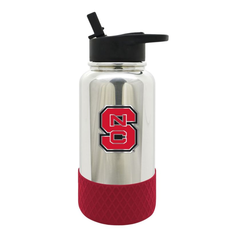 NCAA NC State Wolfpack 32oz Chrome Water Bottle