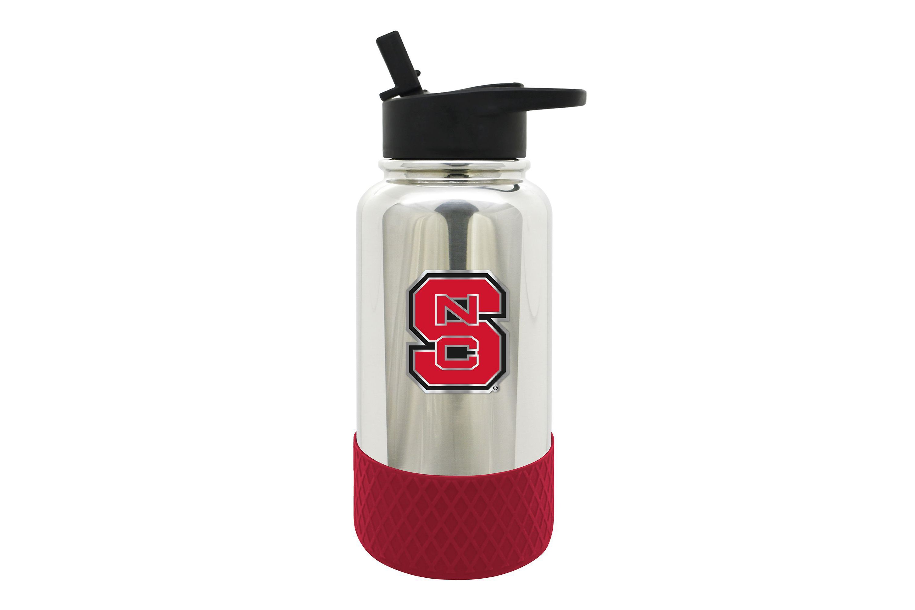 NCAA NC State Wolfpack 32oz Chrome Water Bottle
