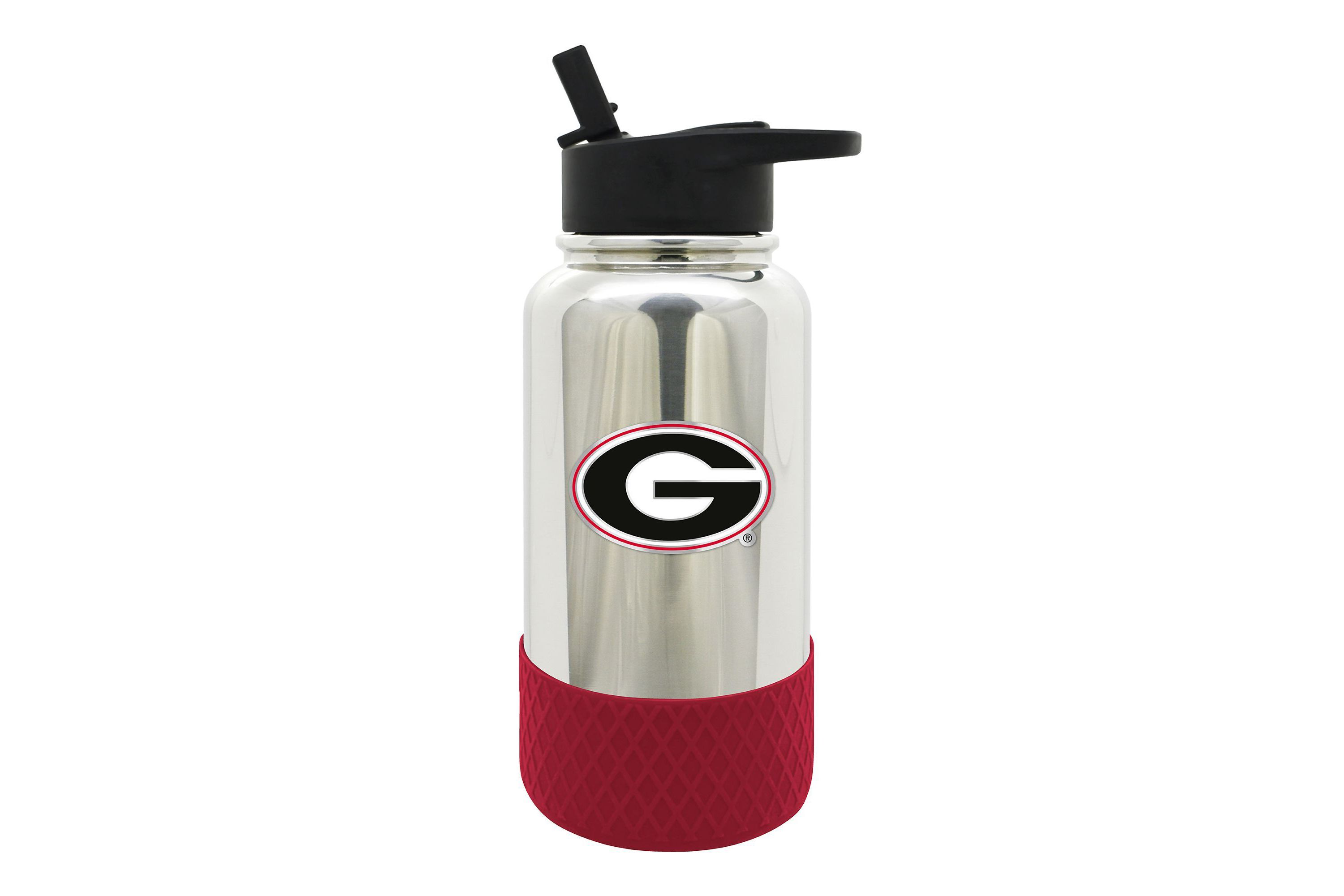 NCAA Georgia Bulldogs 32oz Chrome Water Bottle