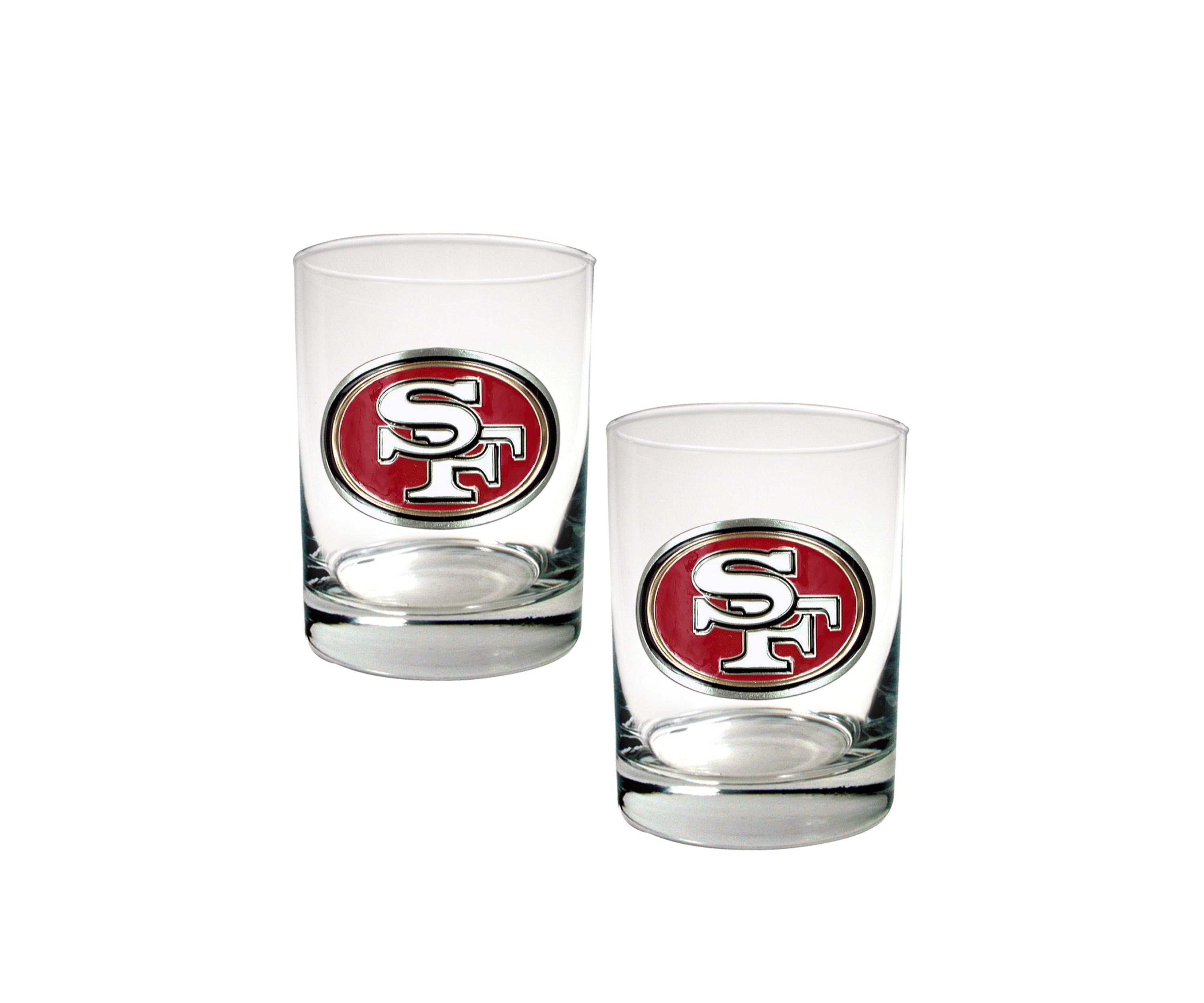 NFL San Francisco 49ers Rocks Glass Set