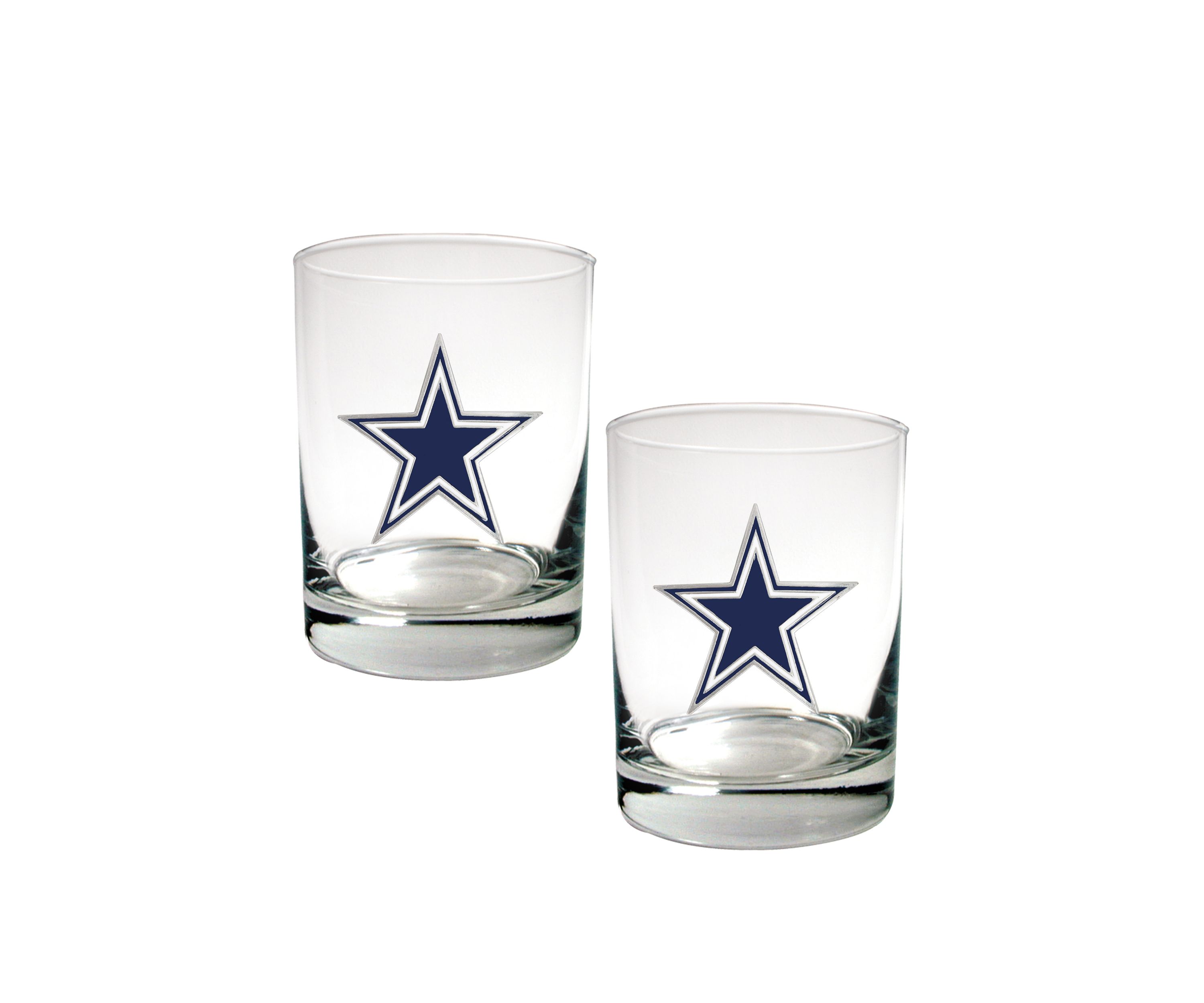 NFL Dallas Cowboys Rocks Glass Set