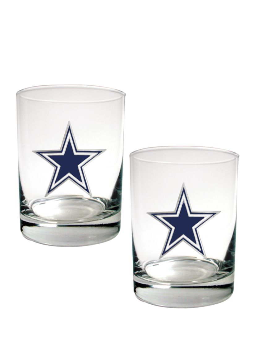 NFL Dallas Cowboys Rocks Glass Set