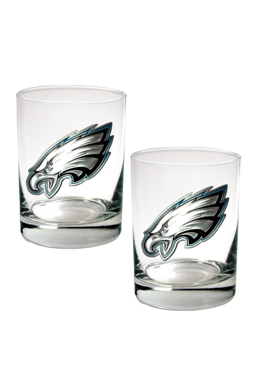 NFL Philadelphia Eagles Rocks Glass Set