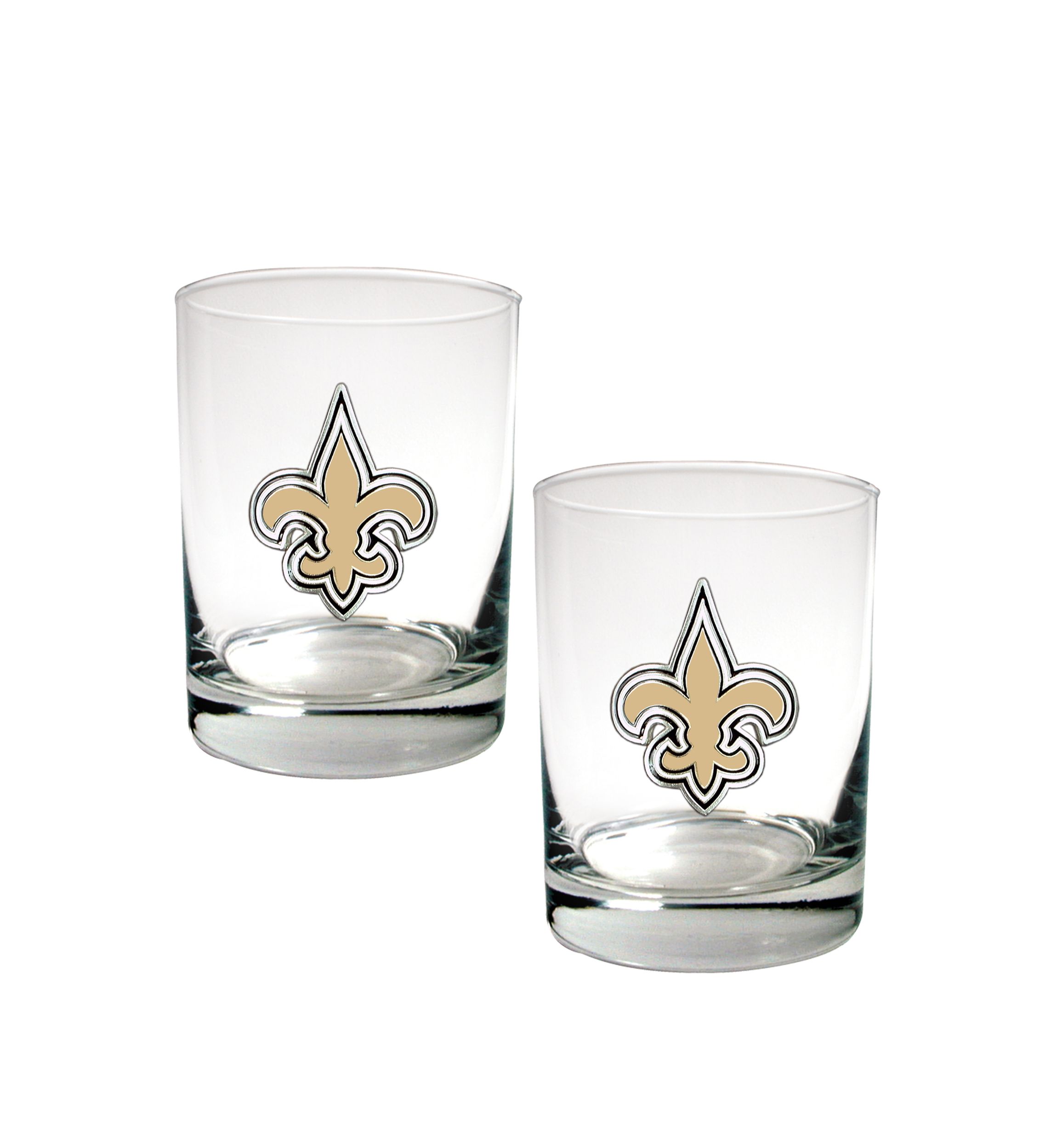 NFL New Orleans Saints Rocks Glass Set