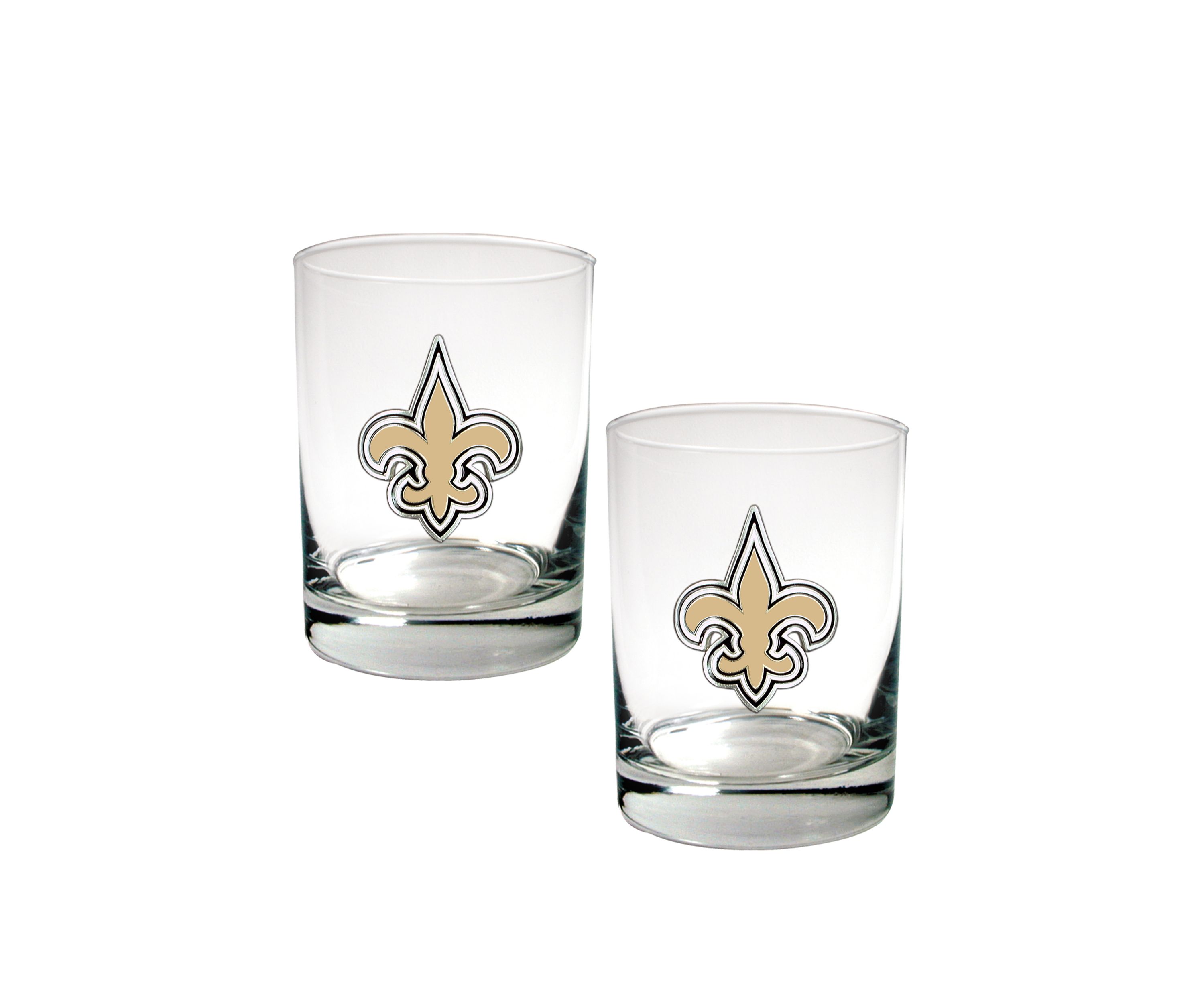 NFL New Orleans Saints Rocks Glass Set