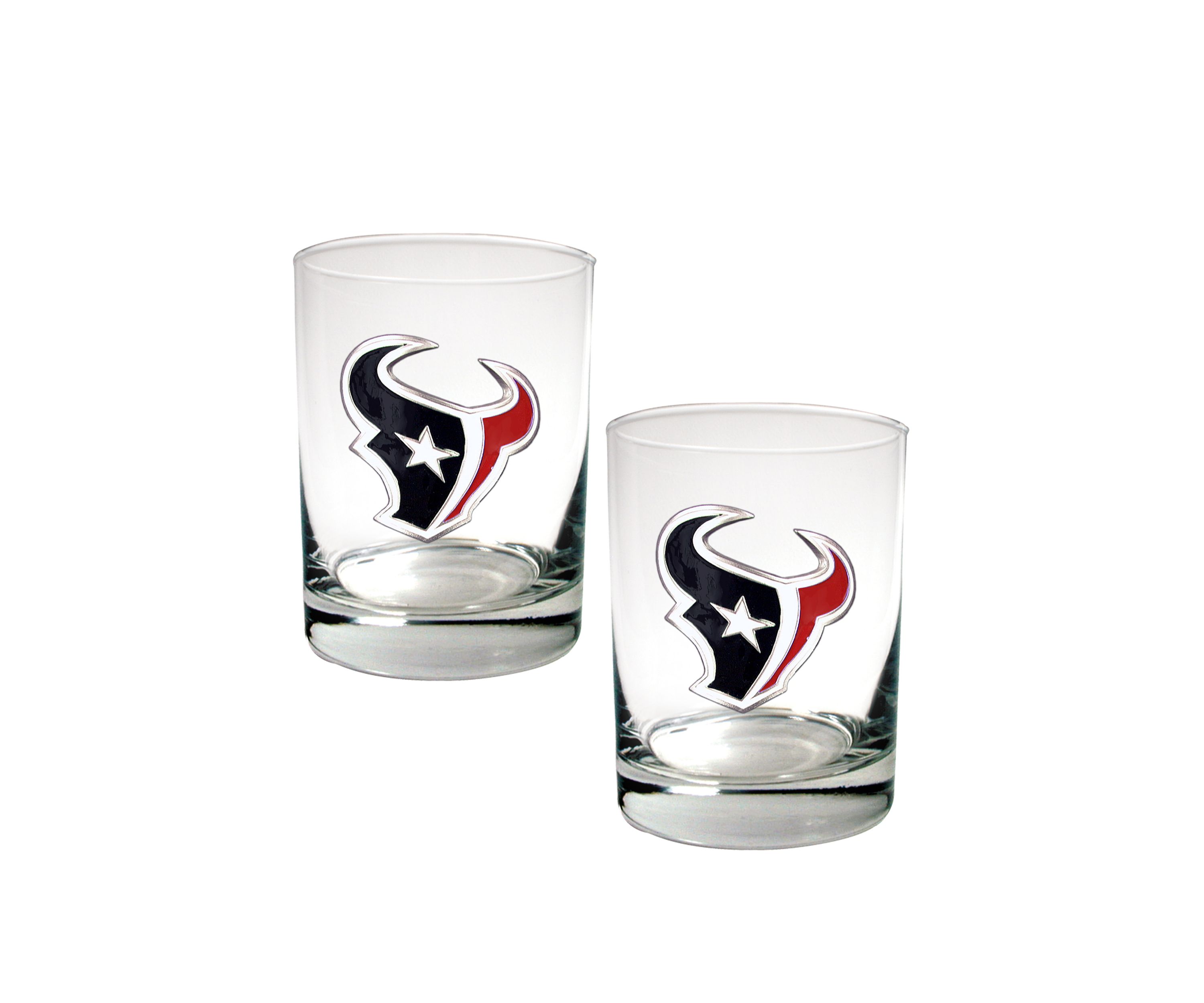 NFL Houston Texans Rocks Glass Set