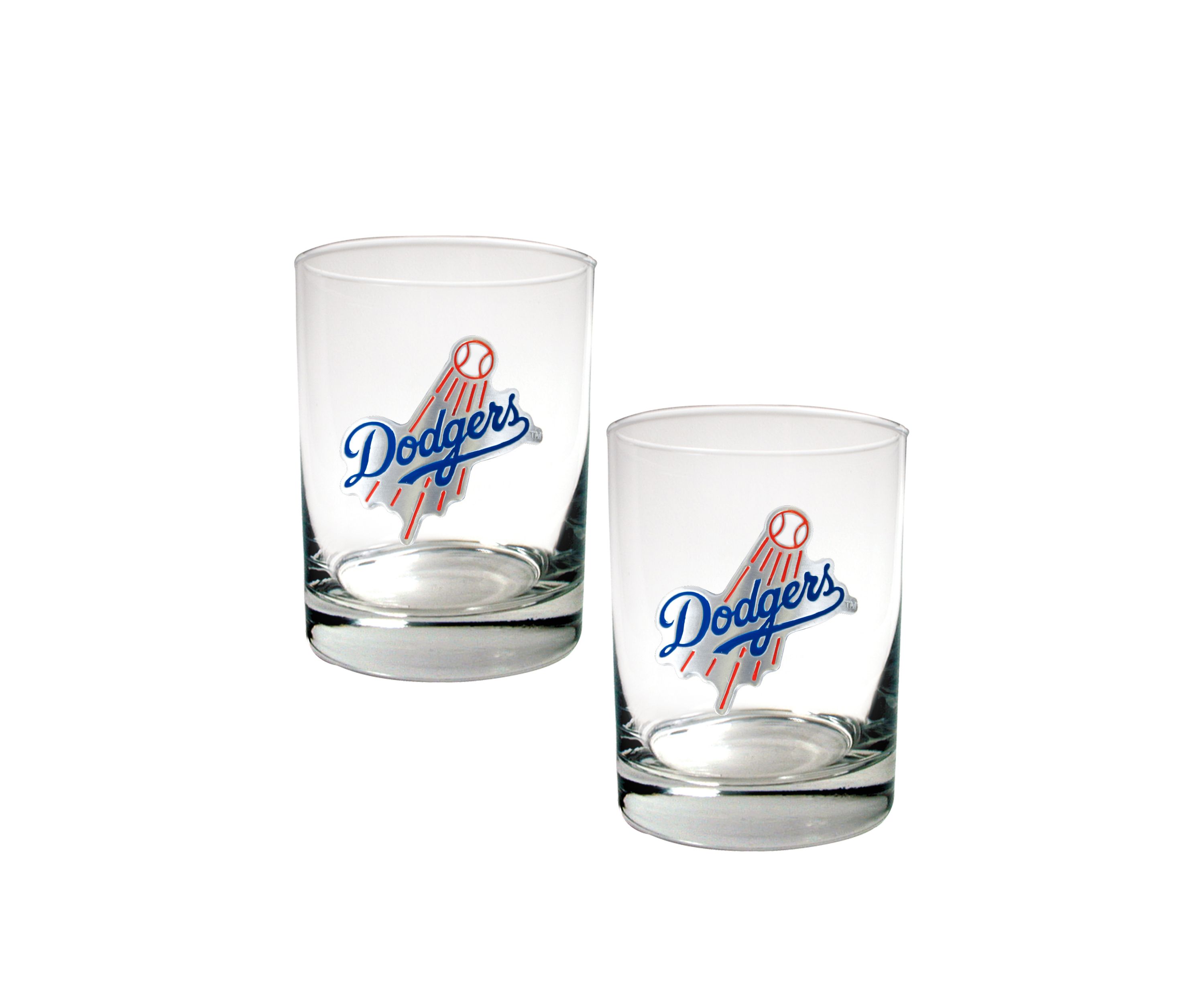 MLB Los Angeles Dodgers Rocks Glass Set of 2