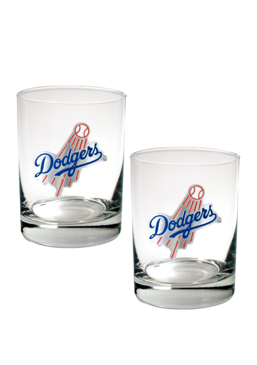 MLB Los Angeles Dodgers Rocks Glass Set of 2