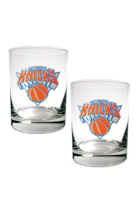 Great American Products NBA New York Knicks Set of 2 Rocks Glass Set, 0.14 Ounces