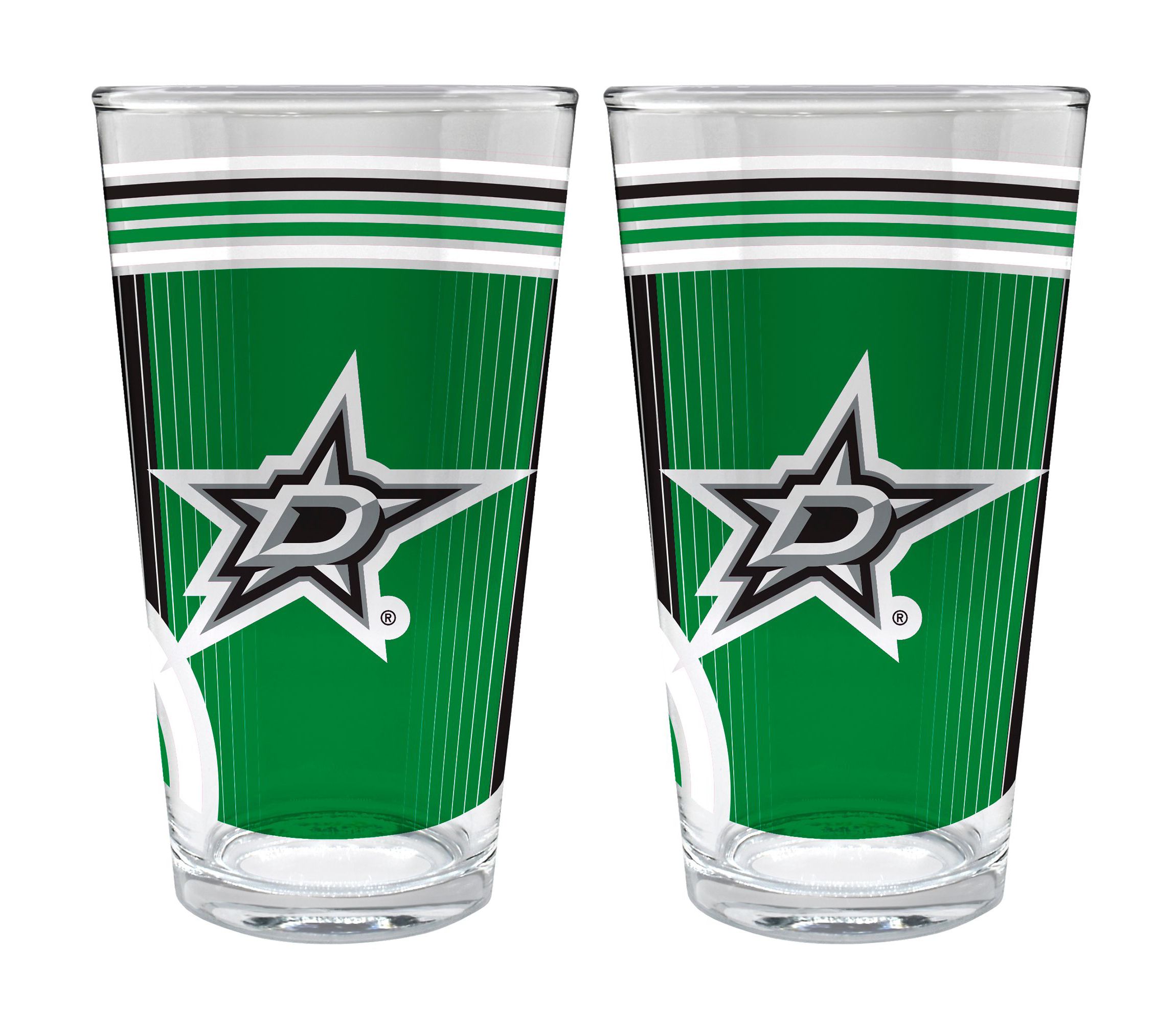 NHL Dallas Stars 2pc Pint Glass Set