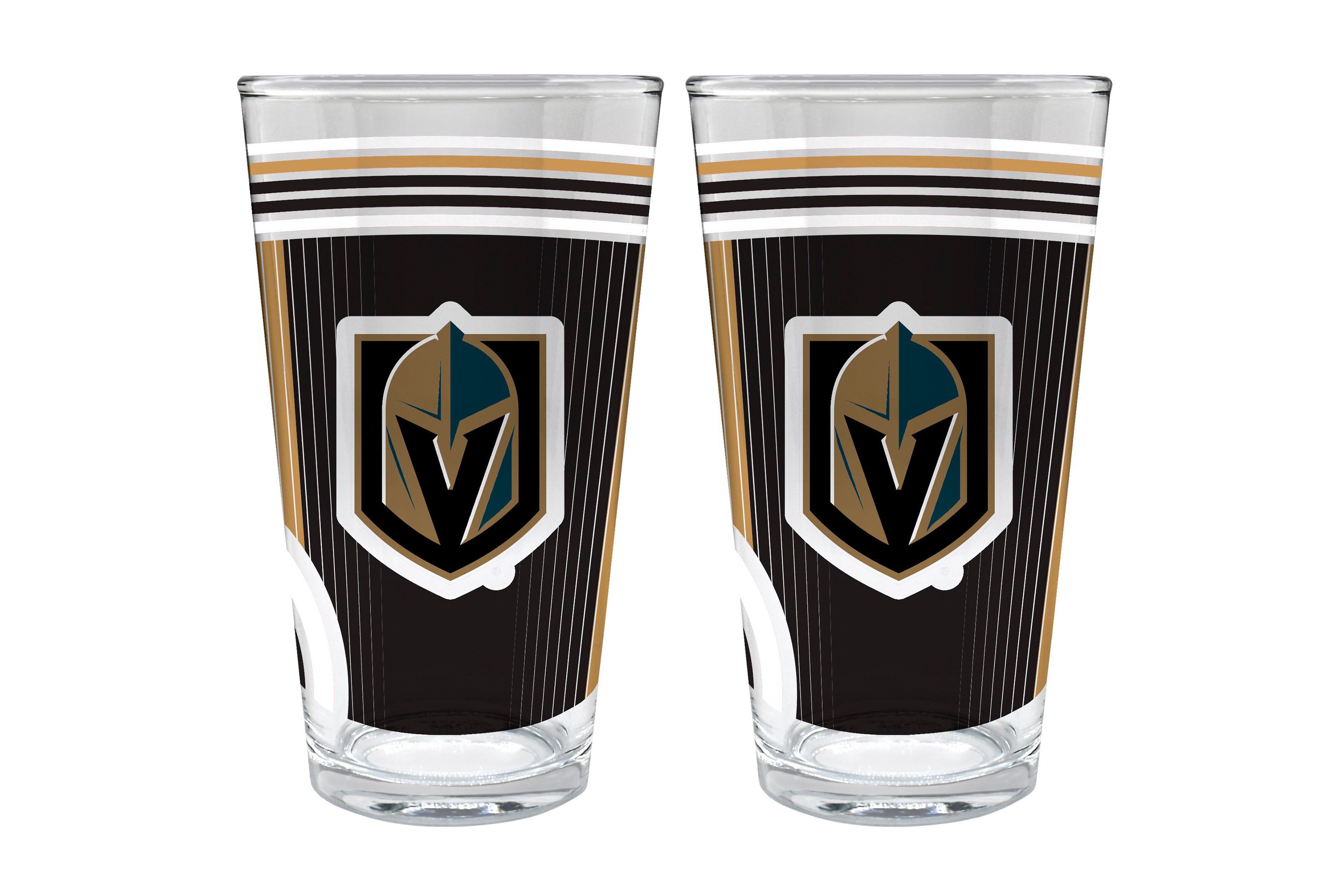 NHL Vegas Golden Knights 2pc Pint Glass Set