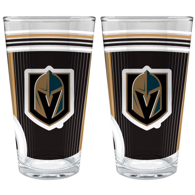 NHL Vegas Golden Knights 2pc Pint Glass Set