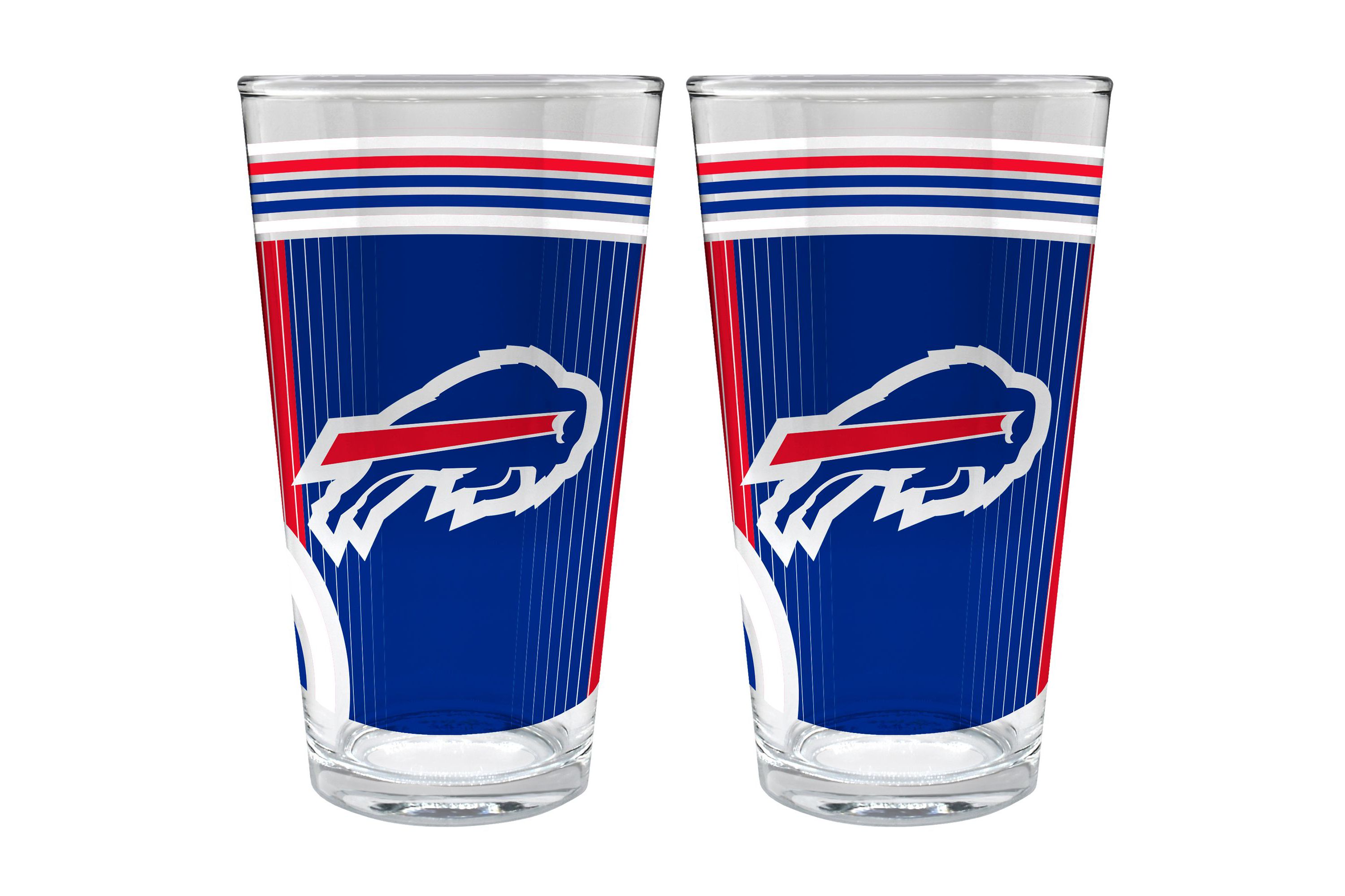 NFL Buffalo Bills 2pc Pint Glass Set