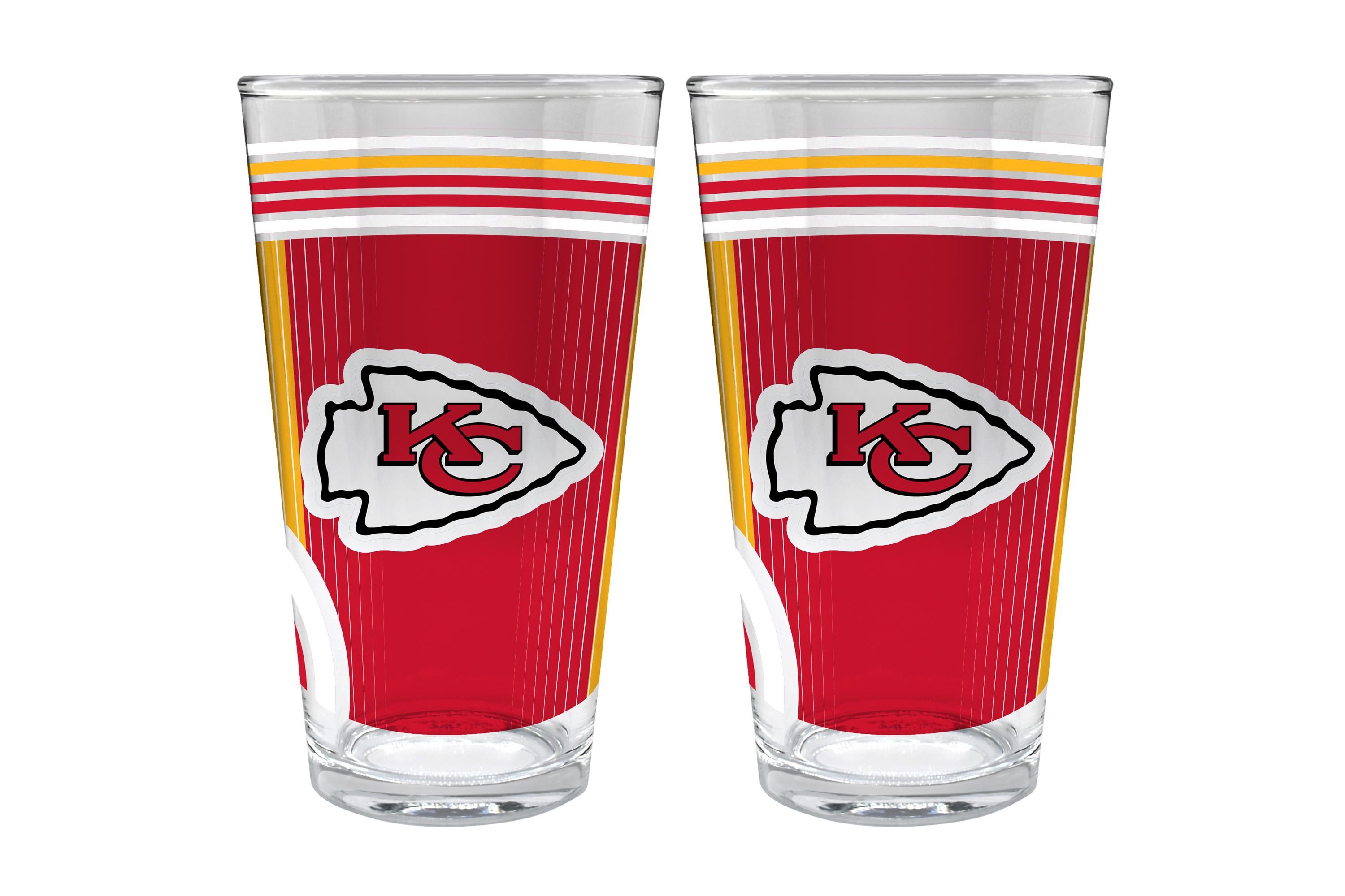 NFL Atlanta Falcons 2pc Pint Glass Set