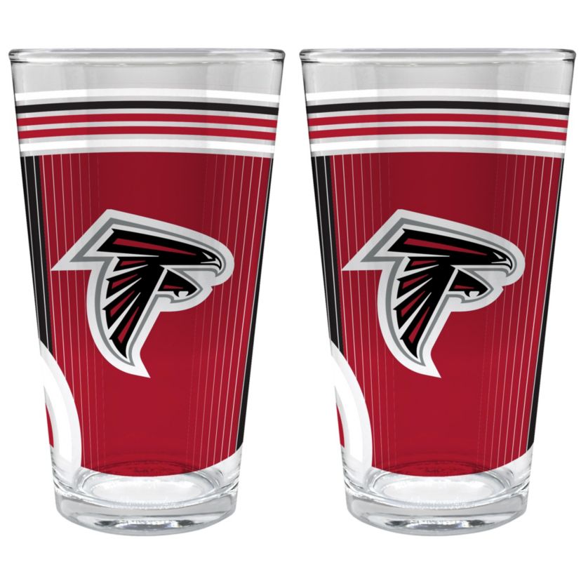 NFL Atlanta Falcons 2pc Pint Glass Set