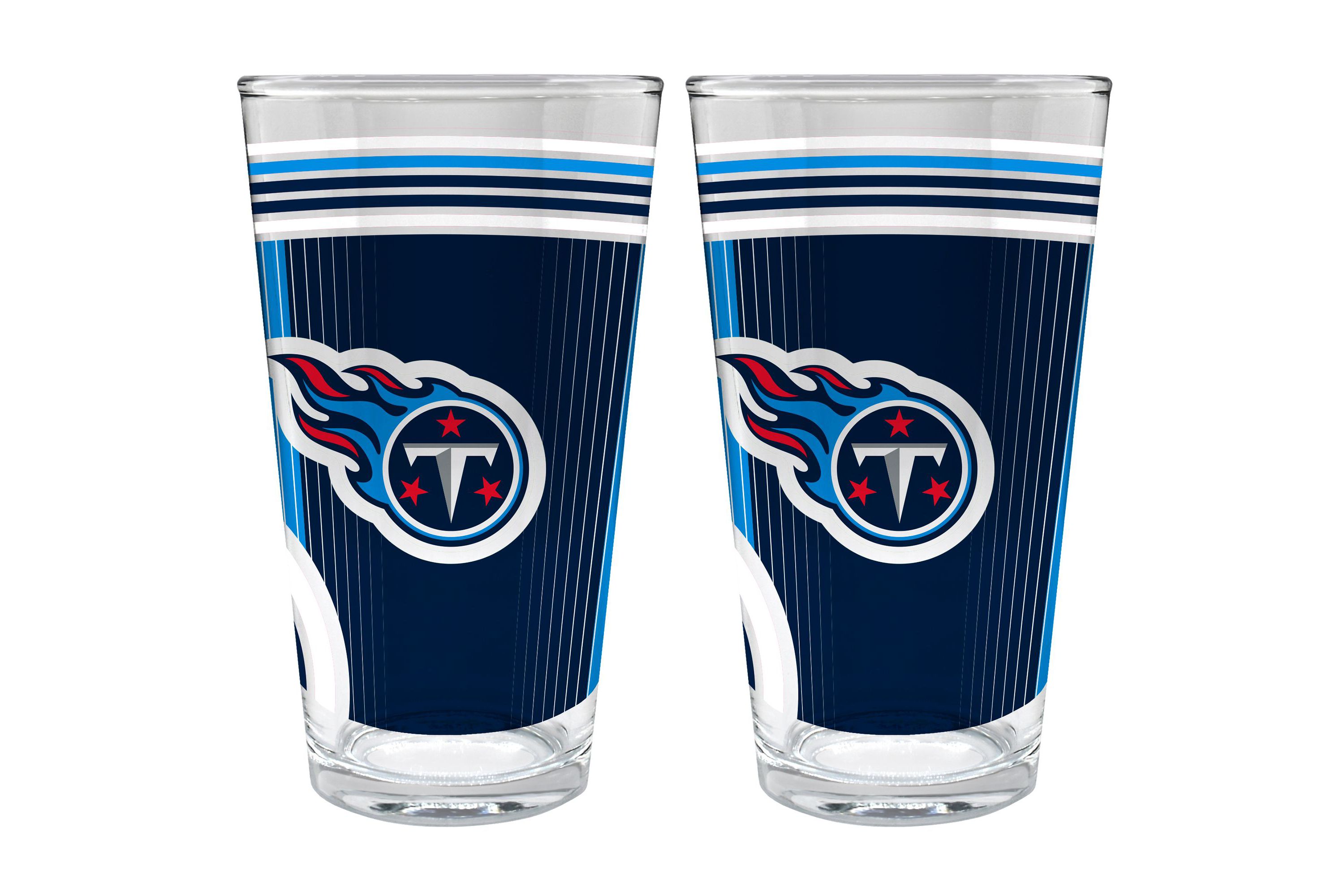 NFL Tennessee Titans 2pc Pint Glass Set
