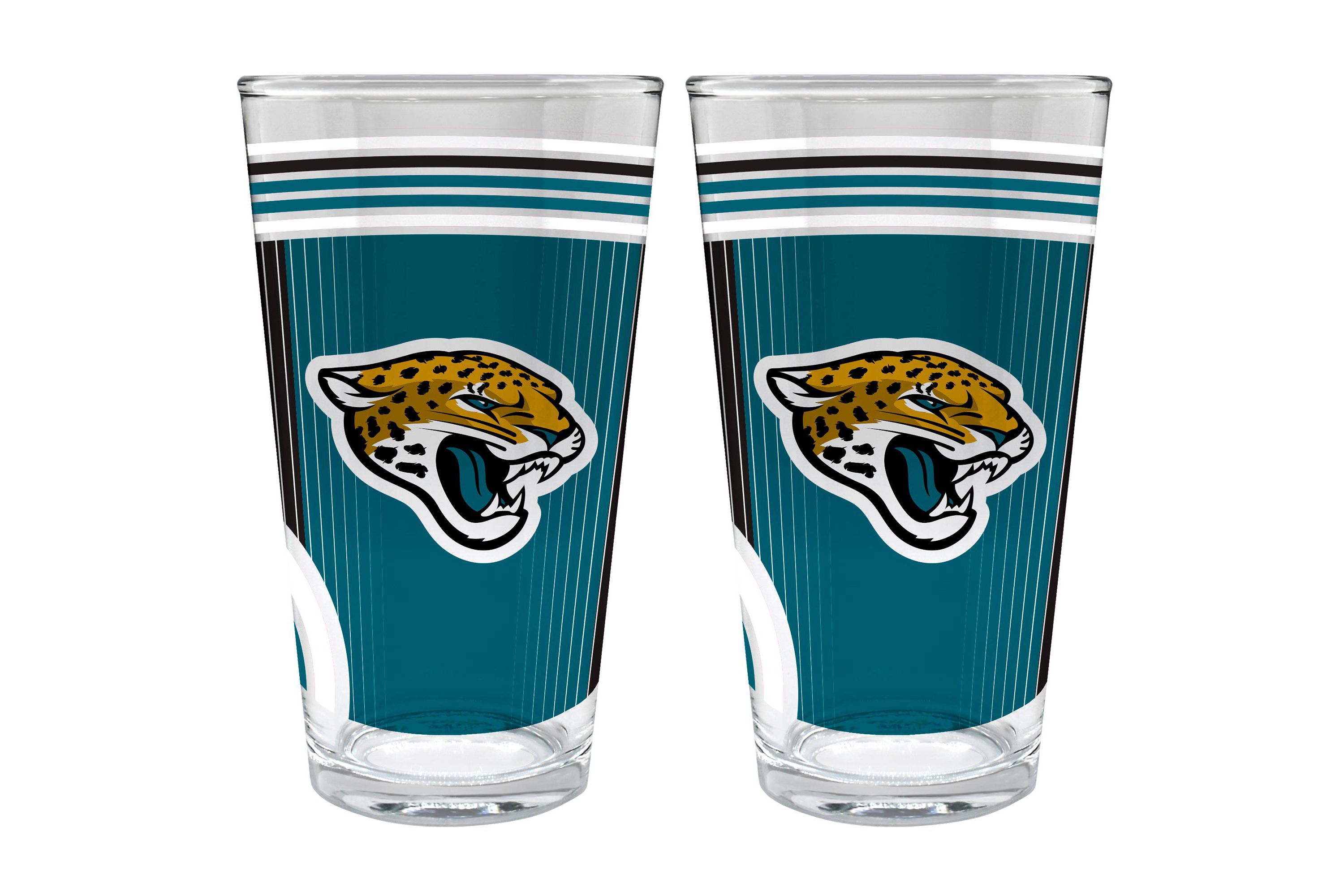 NFL Jacksonville Jaguars 2pc Pint Glass Set