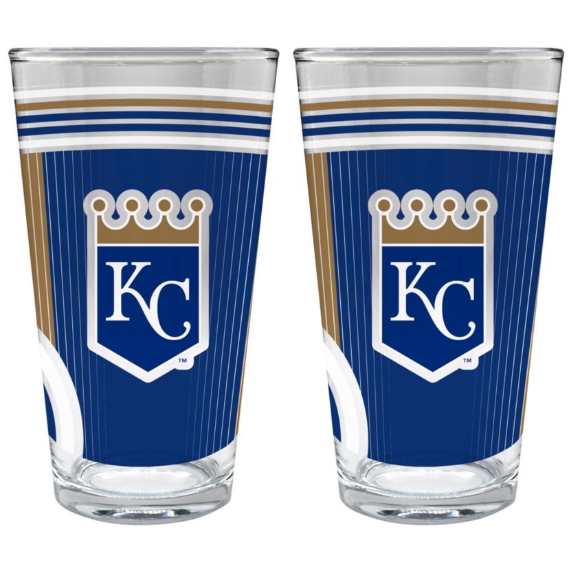 MLB Kansas City Royals 2pc Pint Glass Set