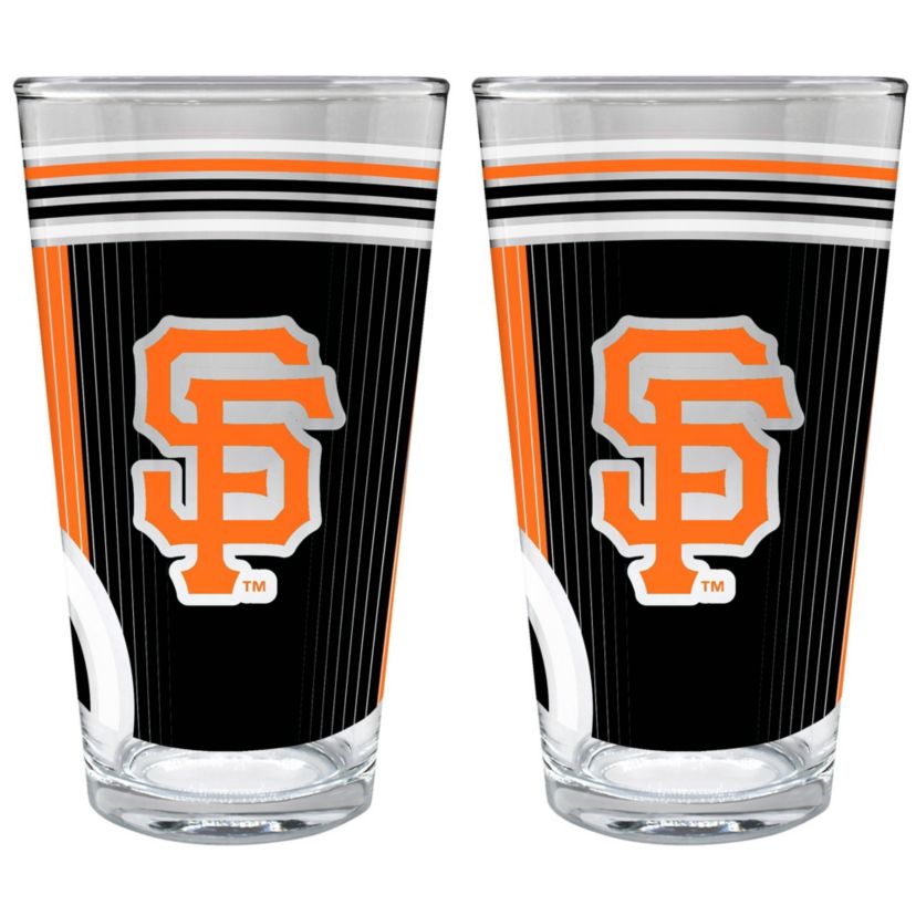 MLB San Francisco Giants 2pc Pint Glass Set