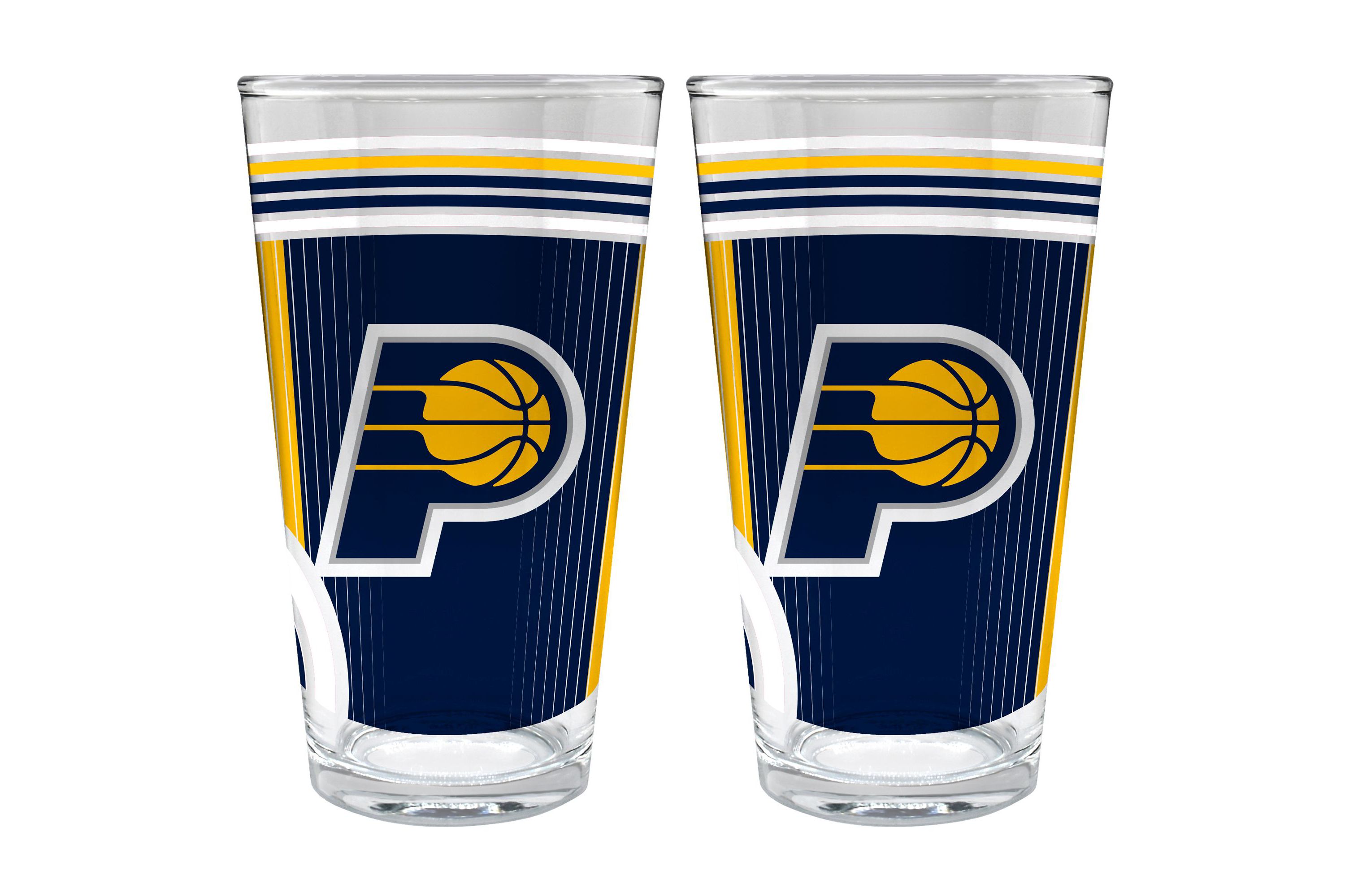 NBA Indiana Pacers 2pc Pint Glass Set