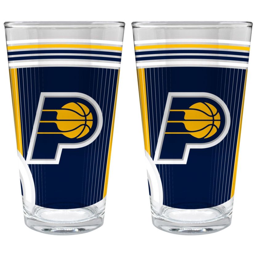 NBA Indiana Pacers 2pc Pint Glass Set