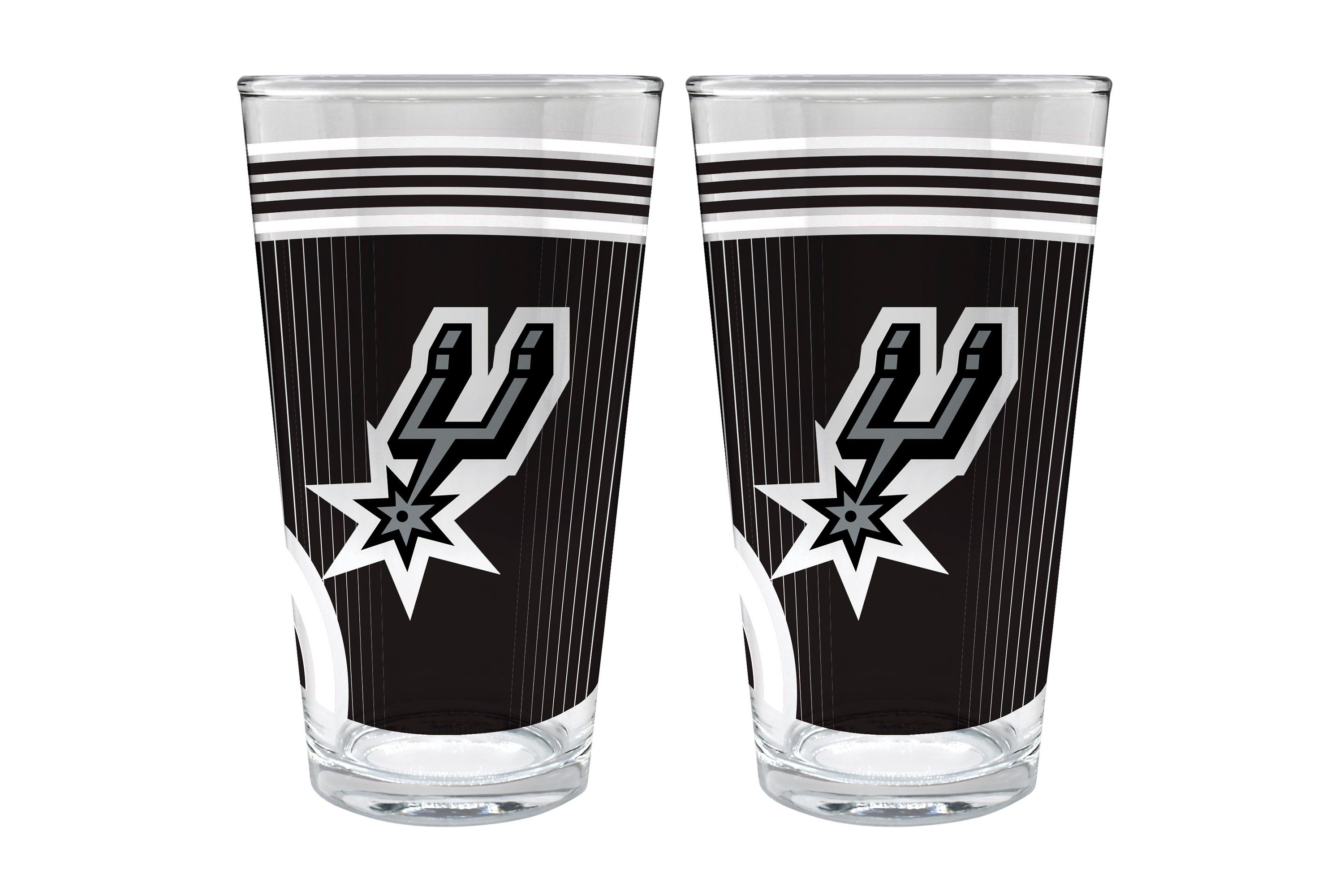 NBA San Antonio Spurs 2pc Pint Glass Set