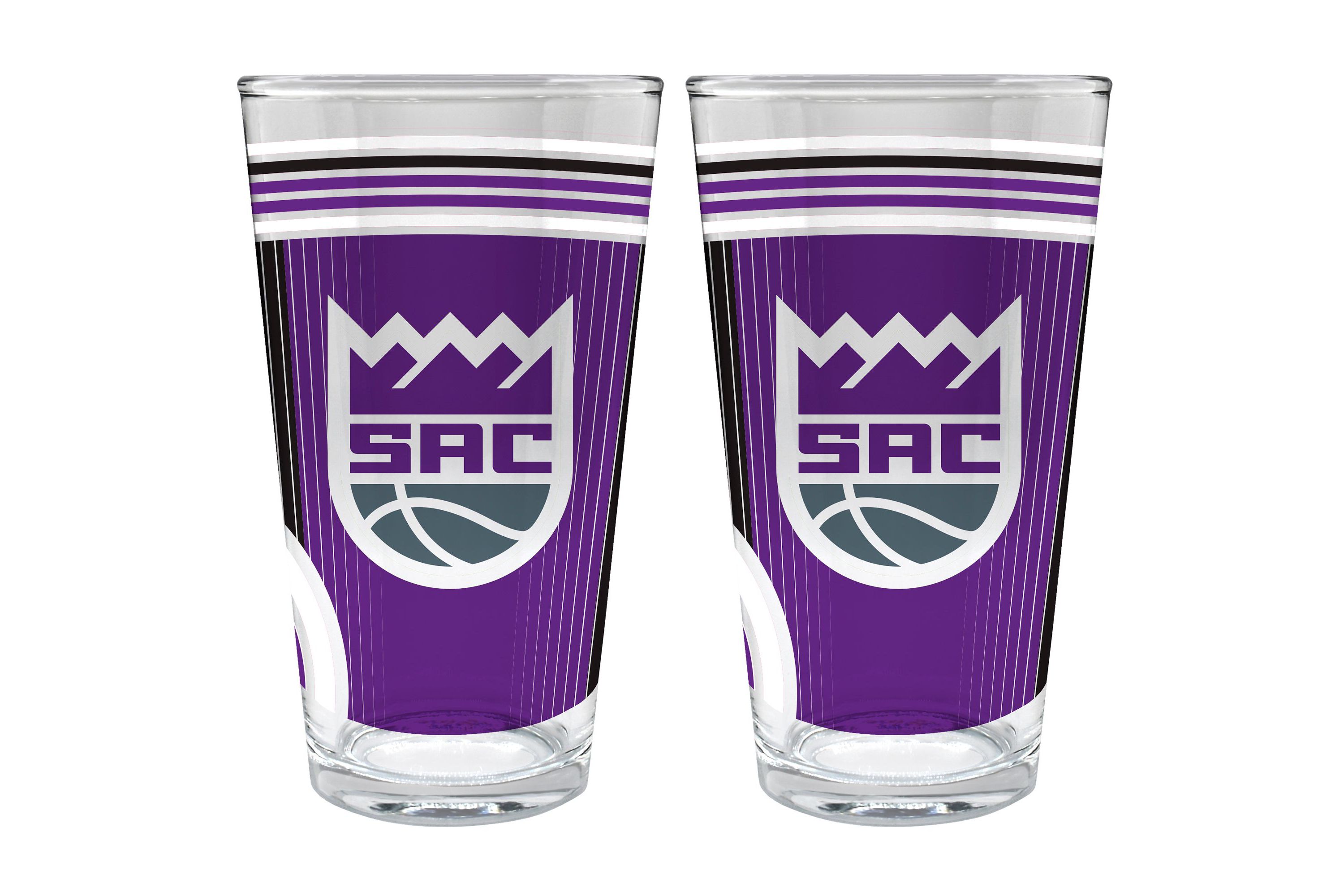 NBA Sacramento Kings 2pc Pint Glass Set
