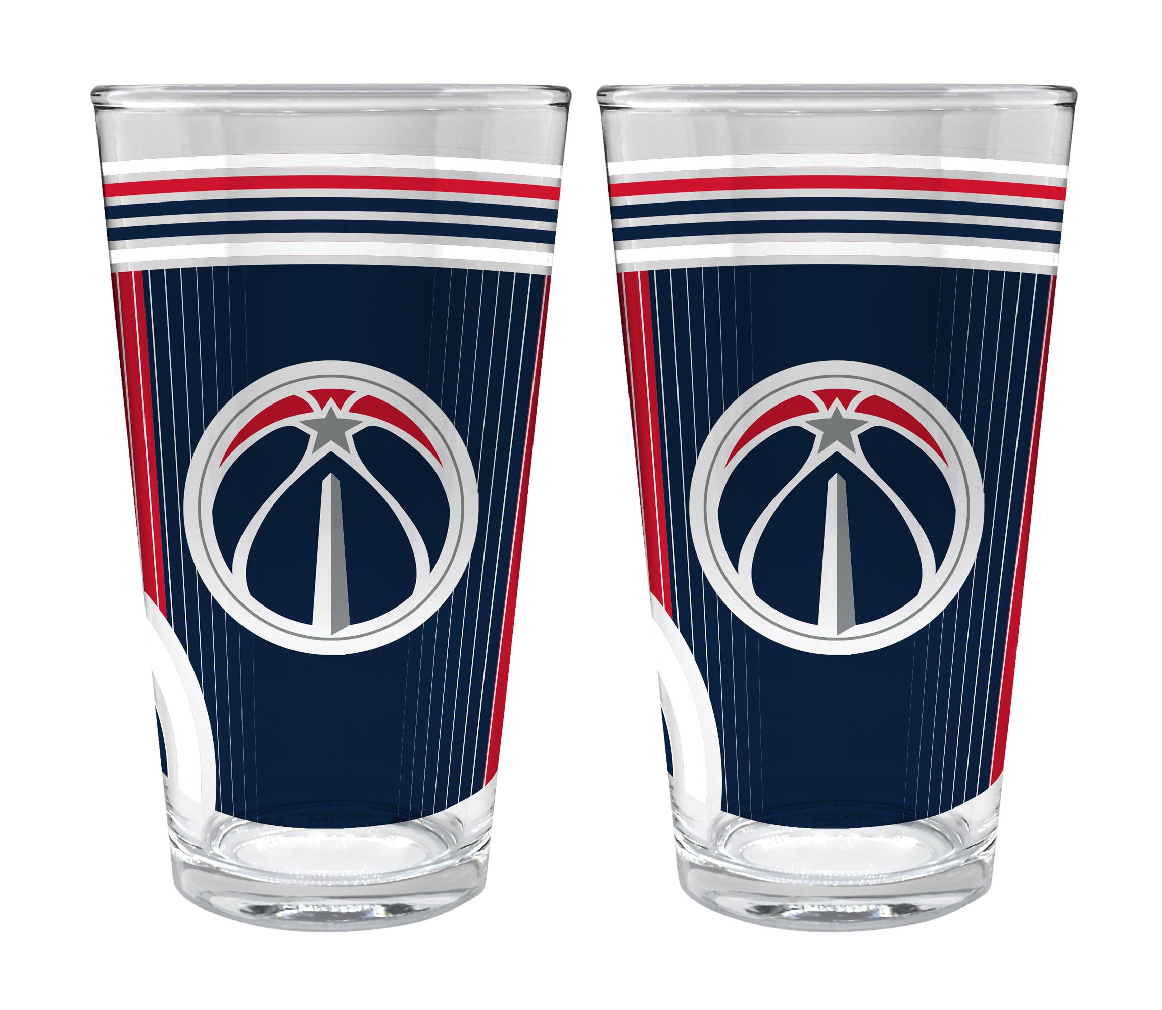 NBA Washington Wizards 2pc Pint Glass Set