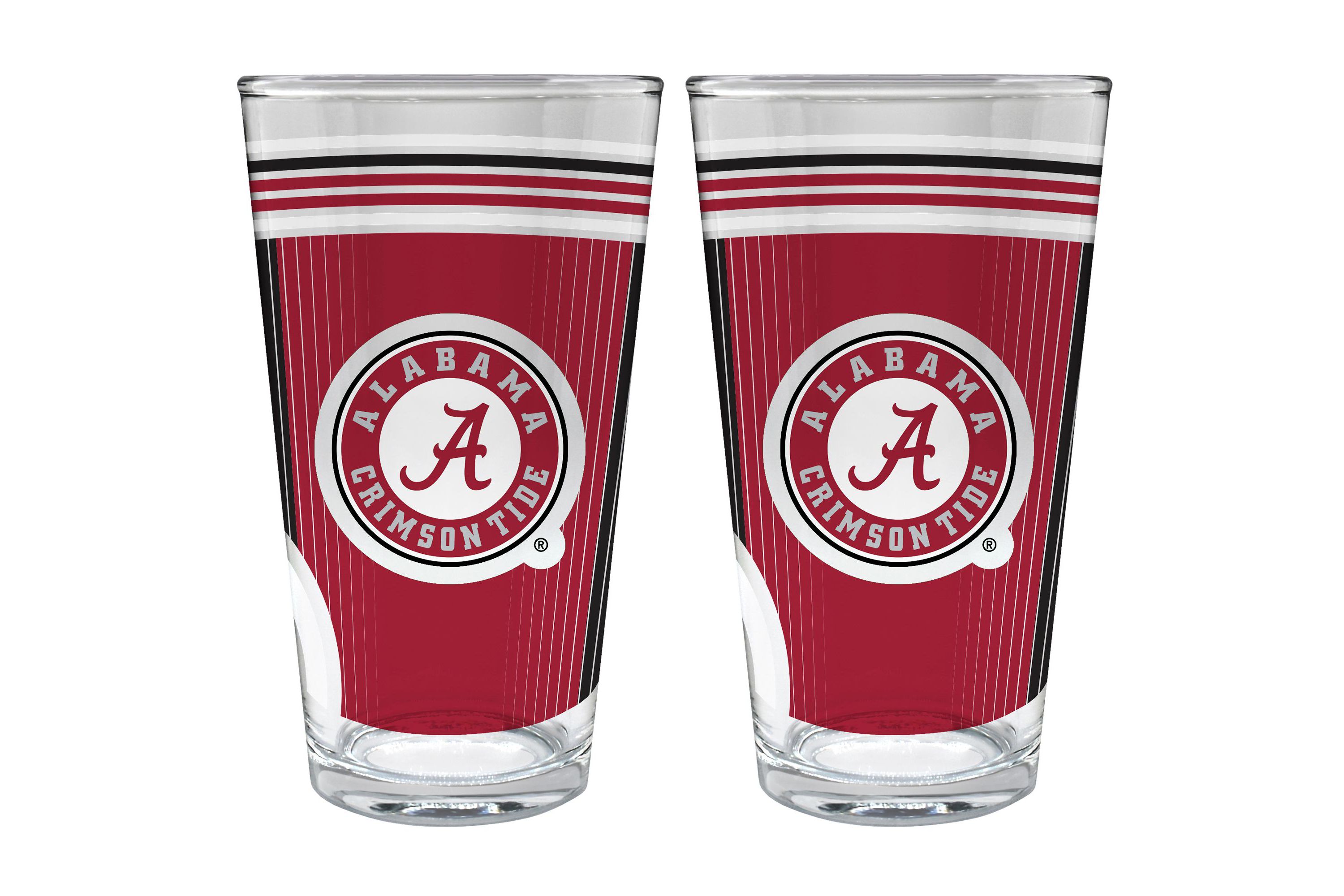 NCAA Alabama Crimson Tide 2pc Pint Glass Set