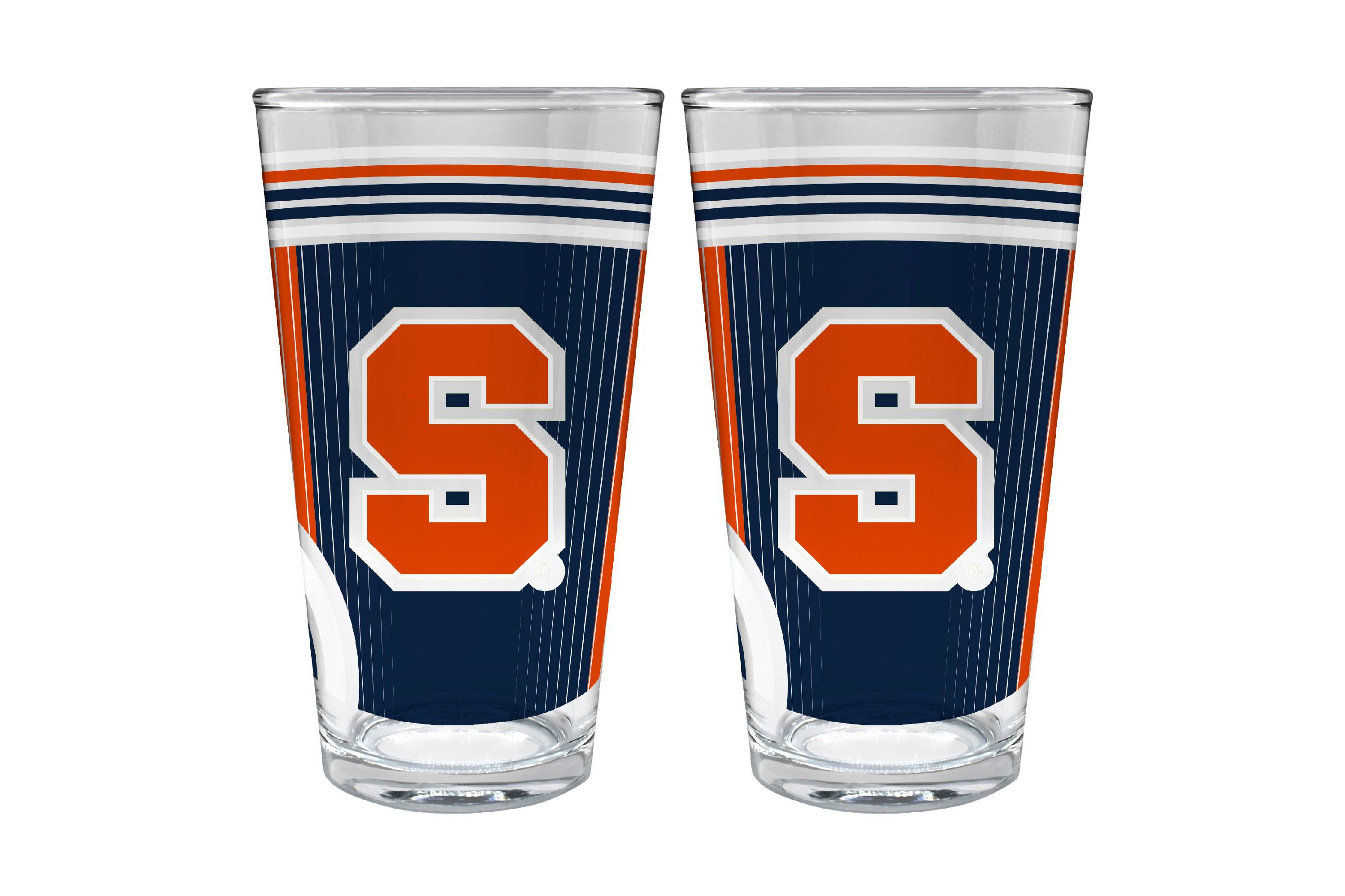 NCAA Syracuse Orange 2pc Pint Glass Set