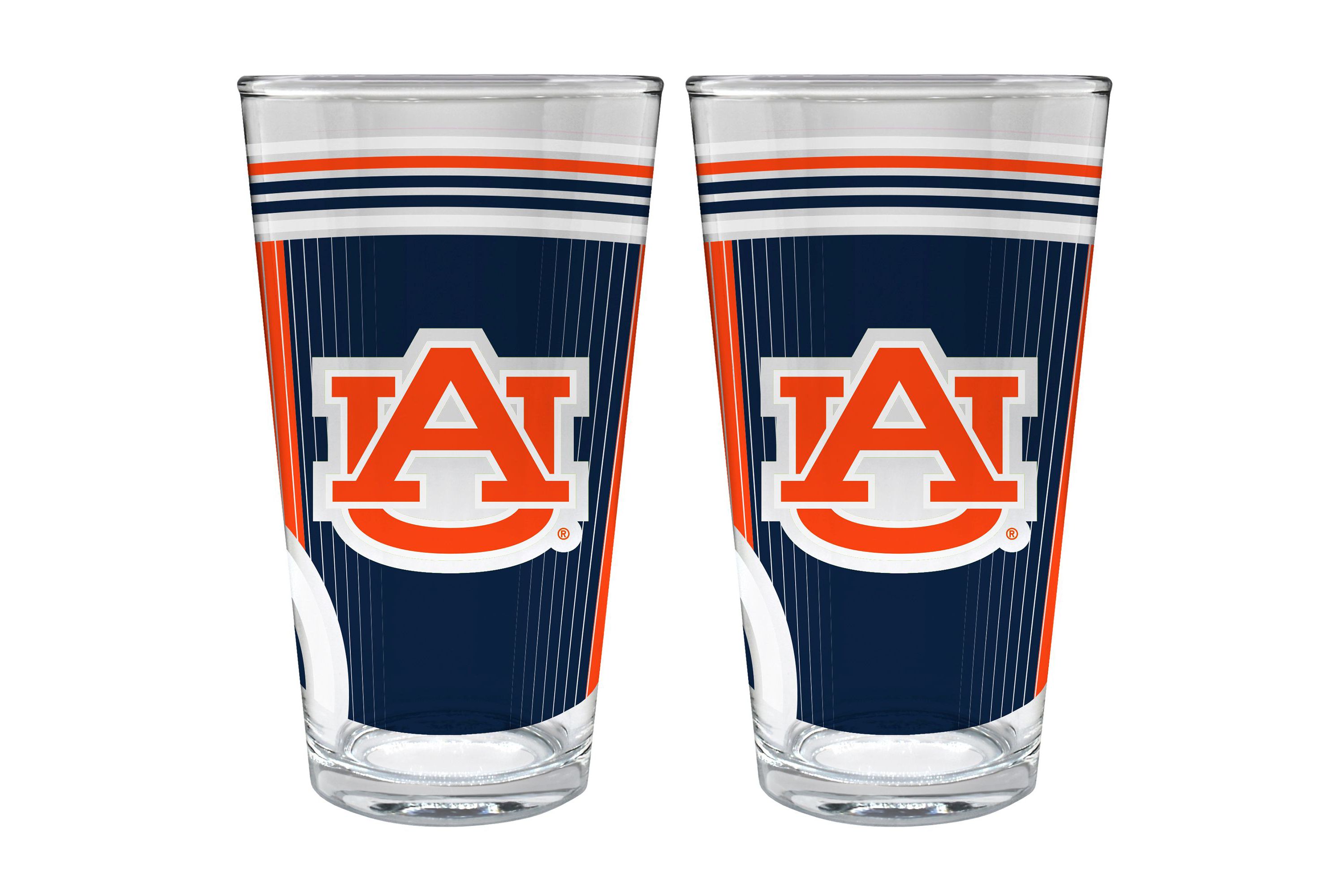 NCAA Auburn Tigers 2pc Pint Glass Set