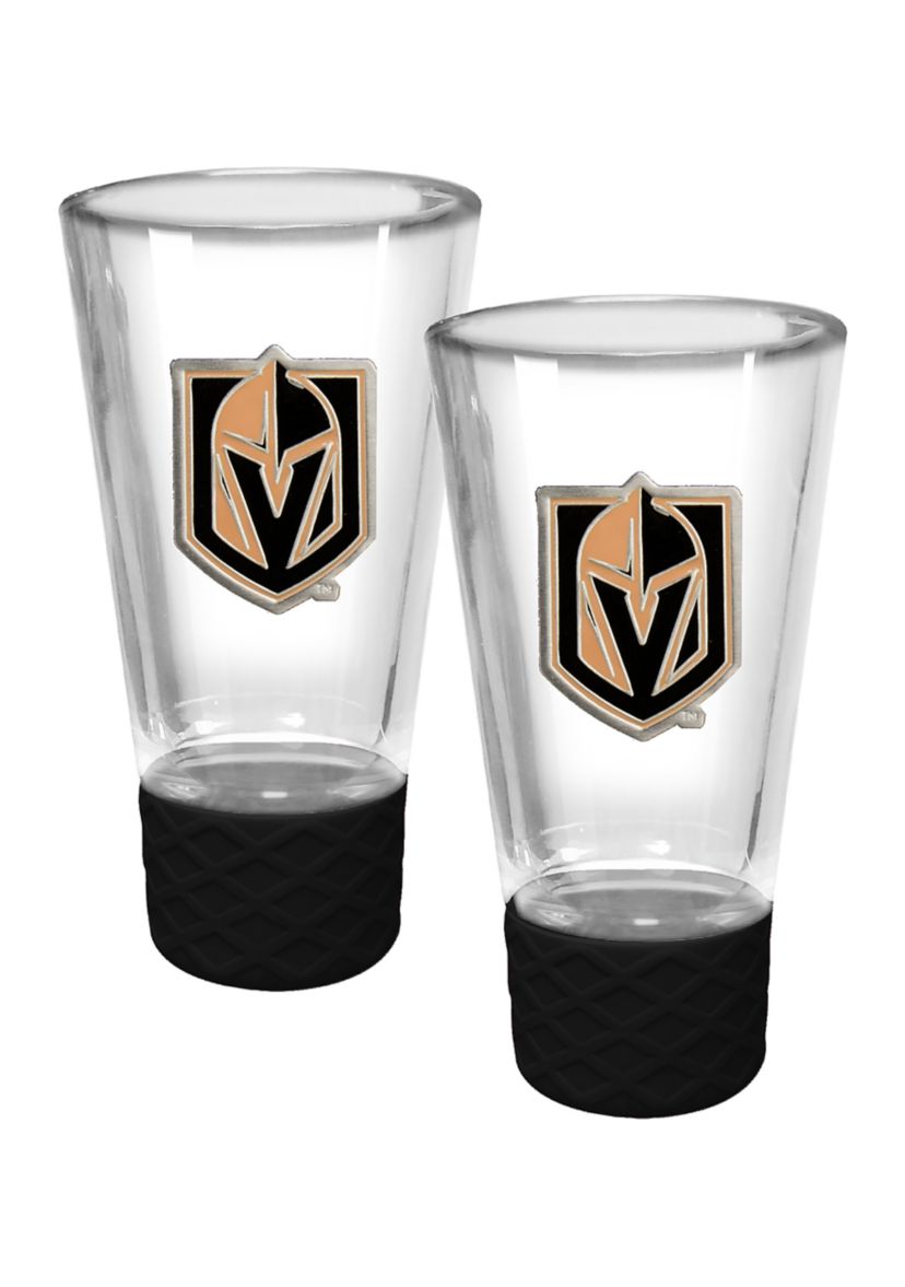 NHL Knights 2pc Cheer Shot Glass Set
