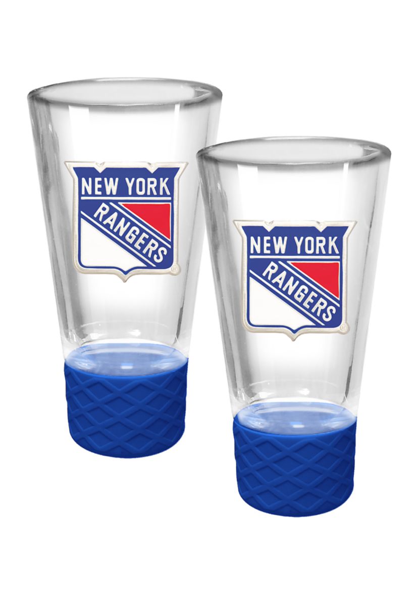NHL Rangers 2pc Cheer Shot Glass Set