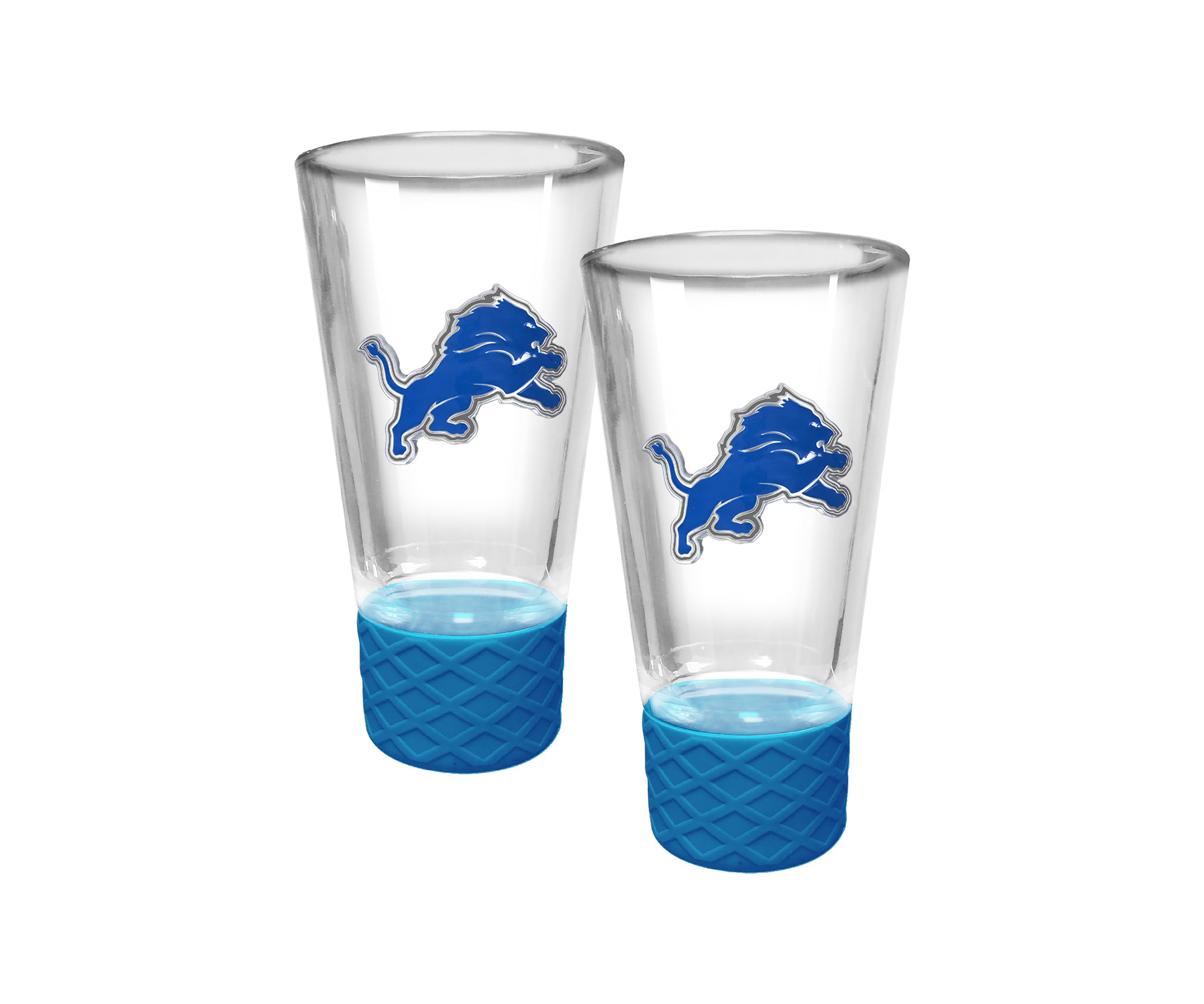NFL Lions 2pc Cheer Shot Glass Set