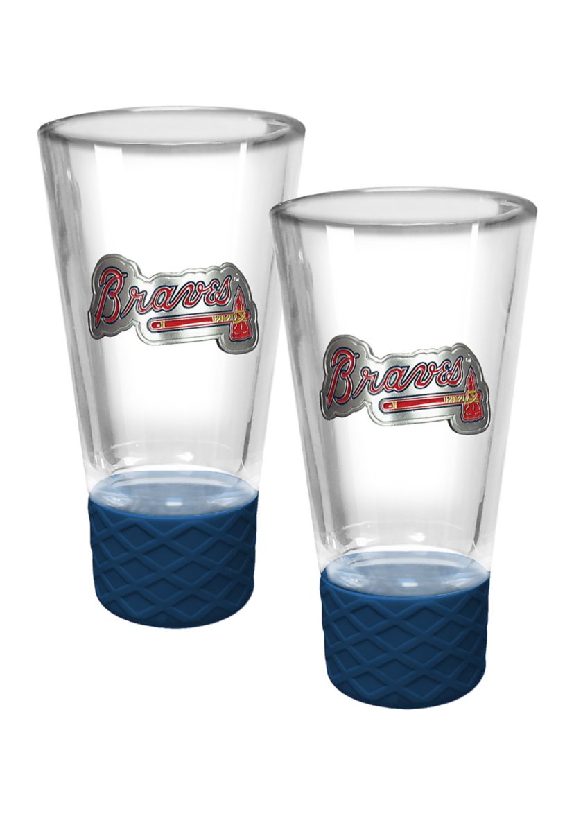 MLB Braves 2pc Cheer Shot Glass Set