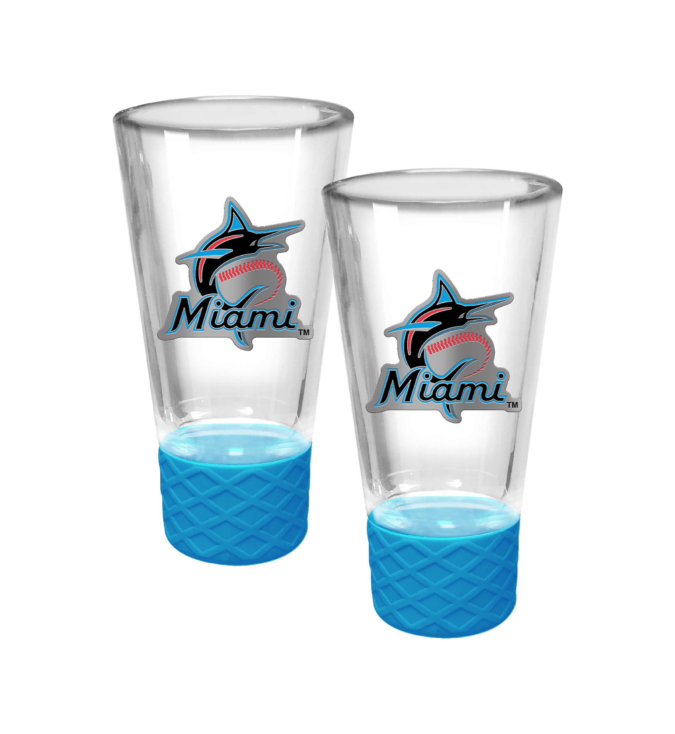 MLB Marlins 2pc Cheer Shot Glass Set